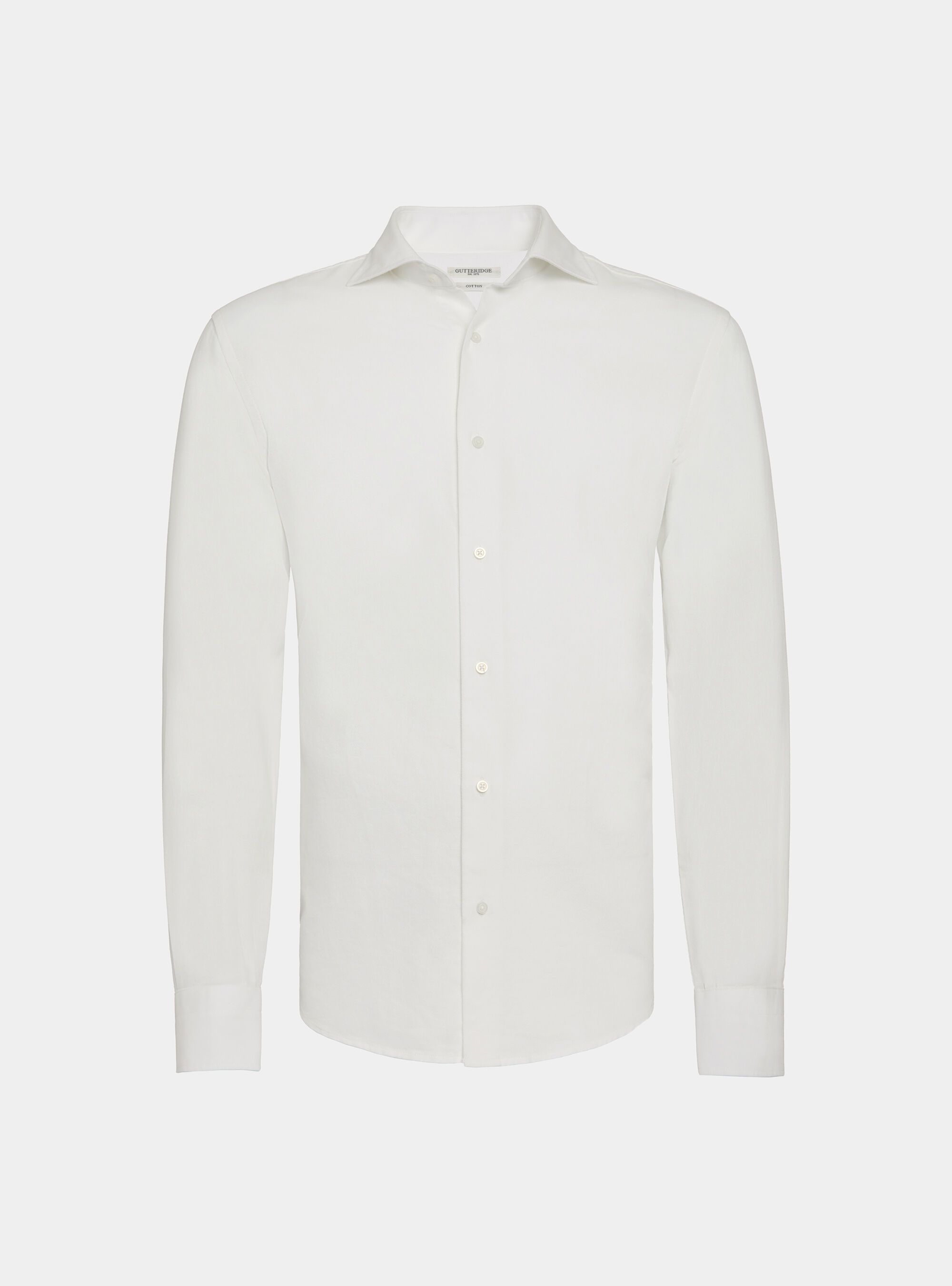 Cotton gauze shirt, WHITE