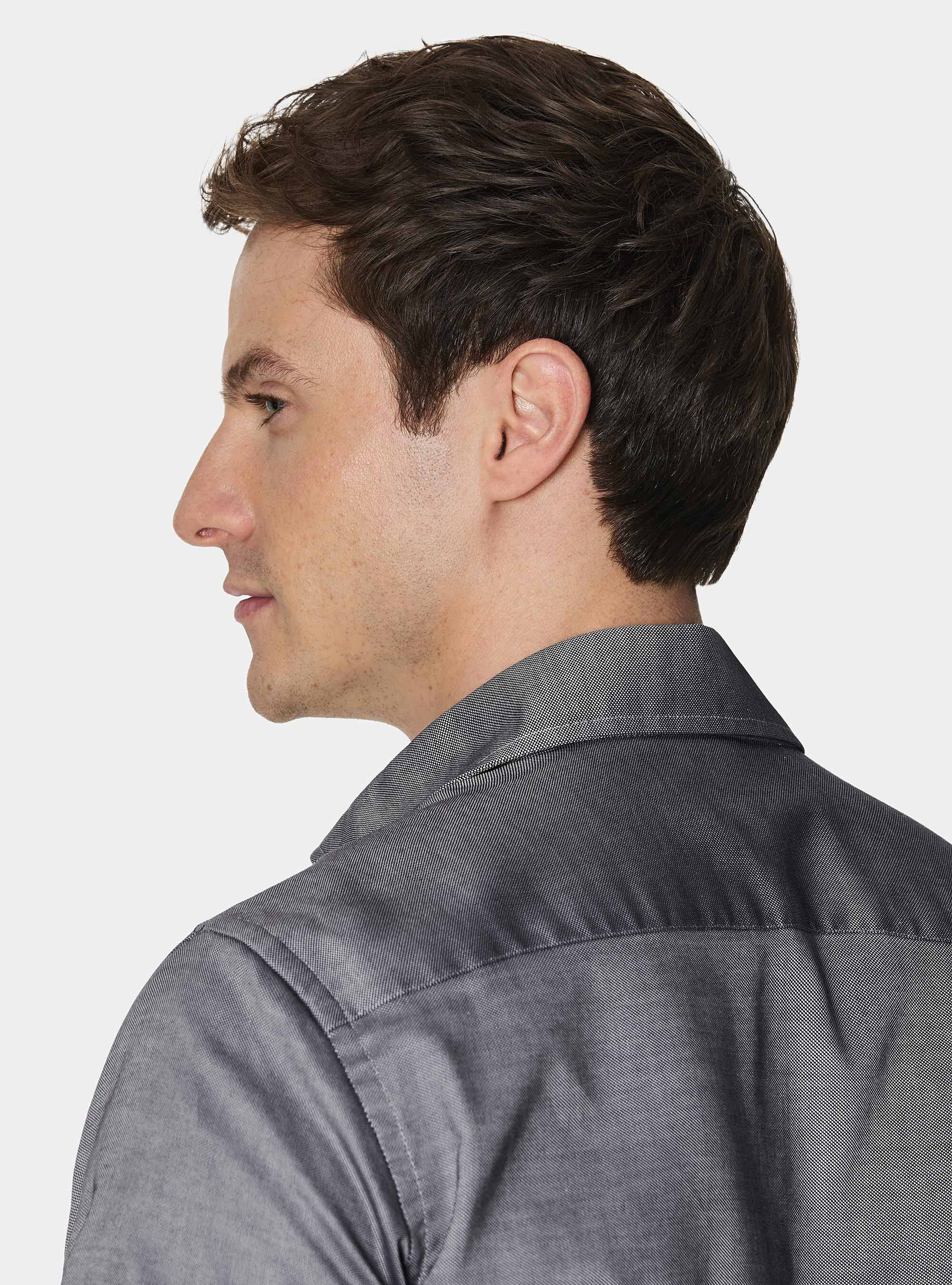 Oxford cotton shirt, NAVY BLUE