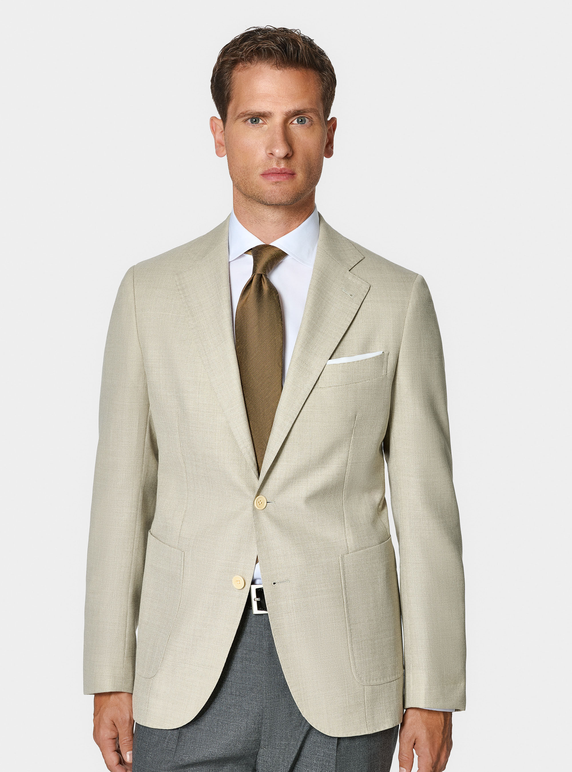 Pure wool hopsack blazer Vitale Barberis Canonico
