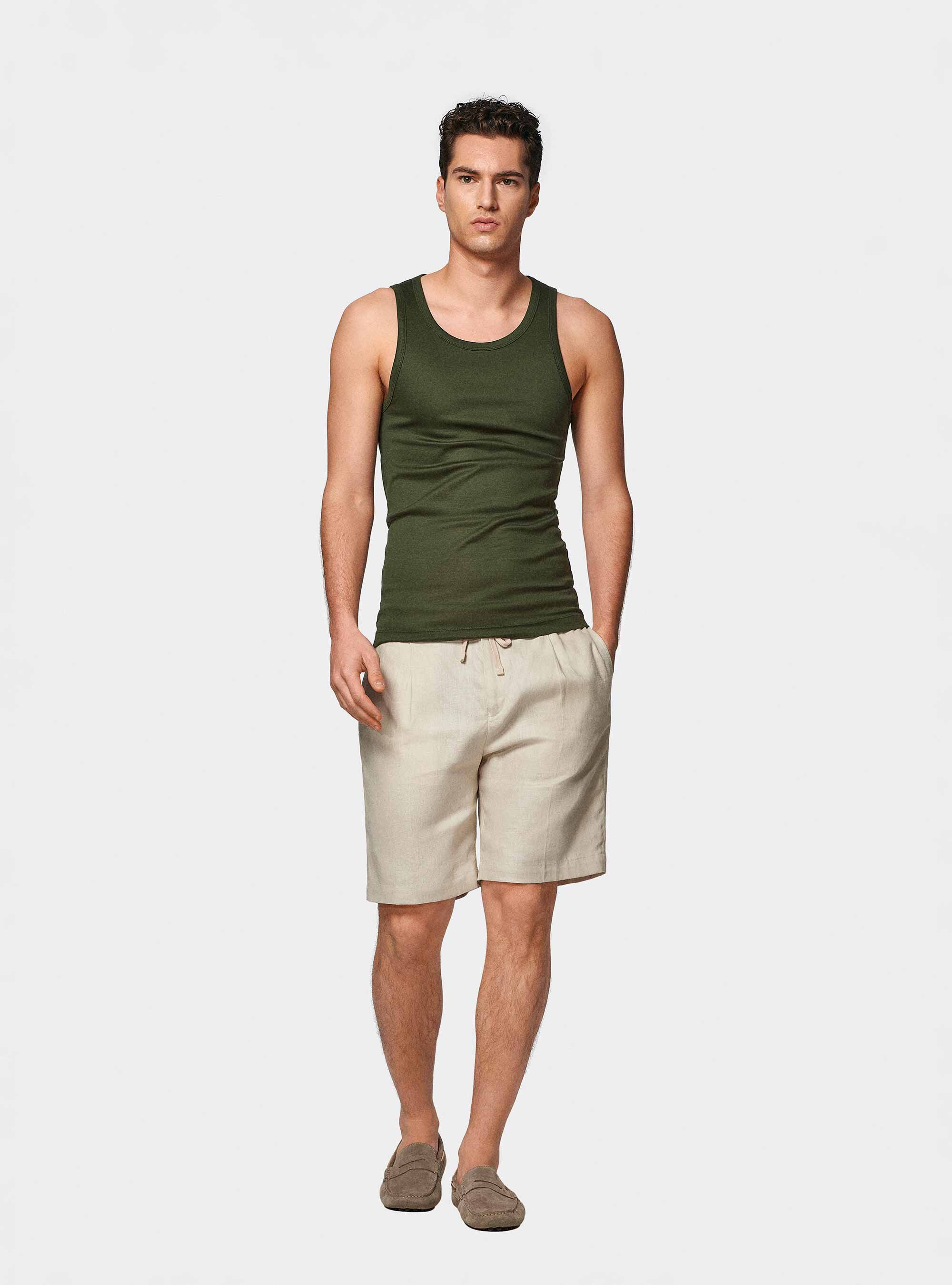 Cotton thread tank top
