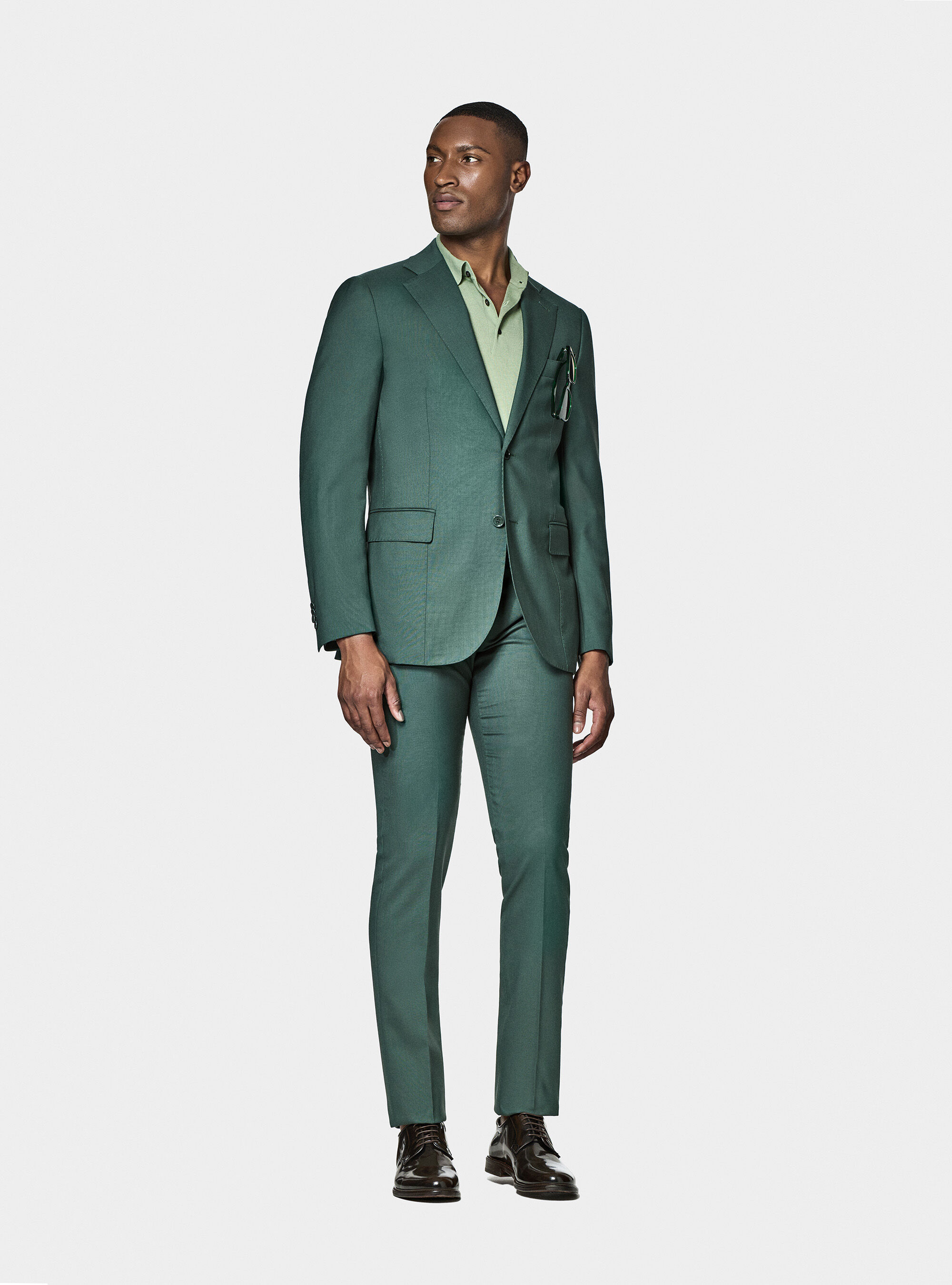 Pure wool suit blazer Vitale Barberis Canonico, GREEN