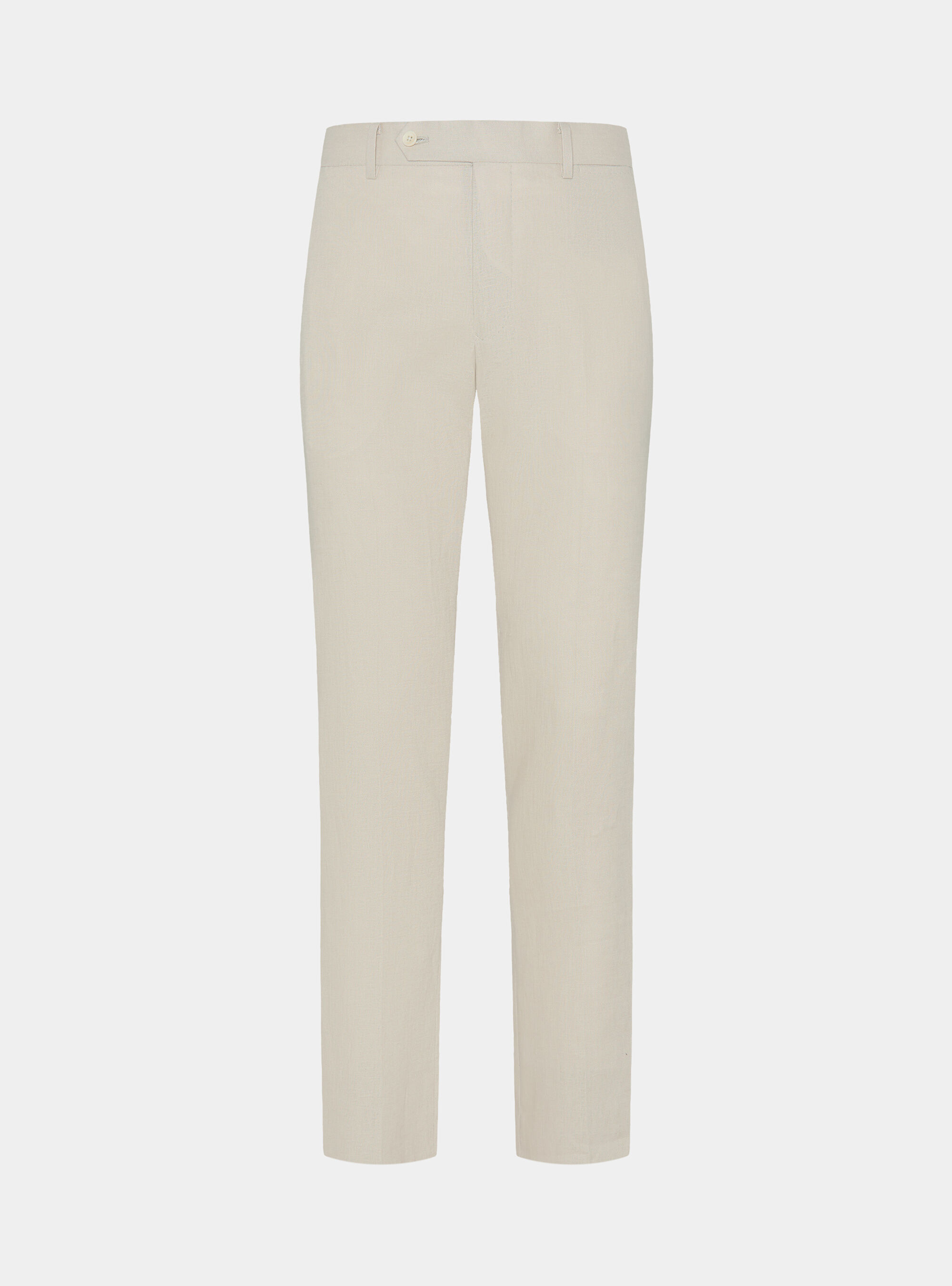 Pure linen suit trousers, ECRU