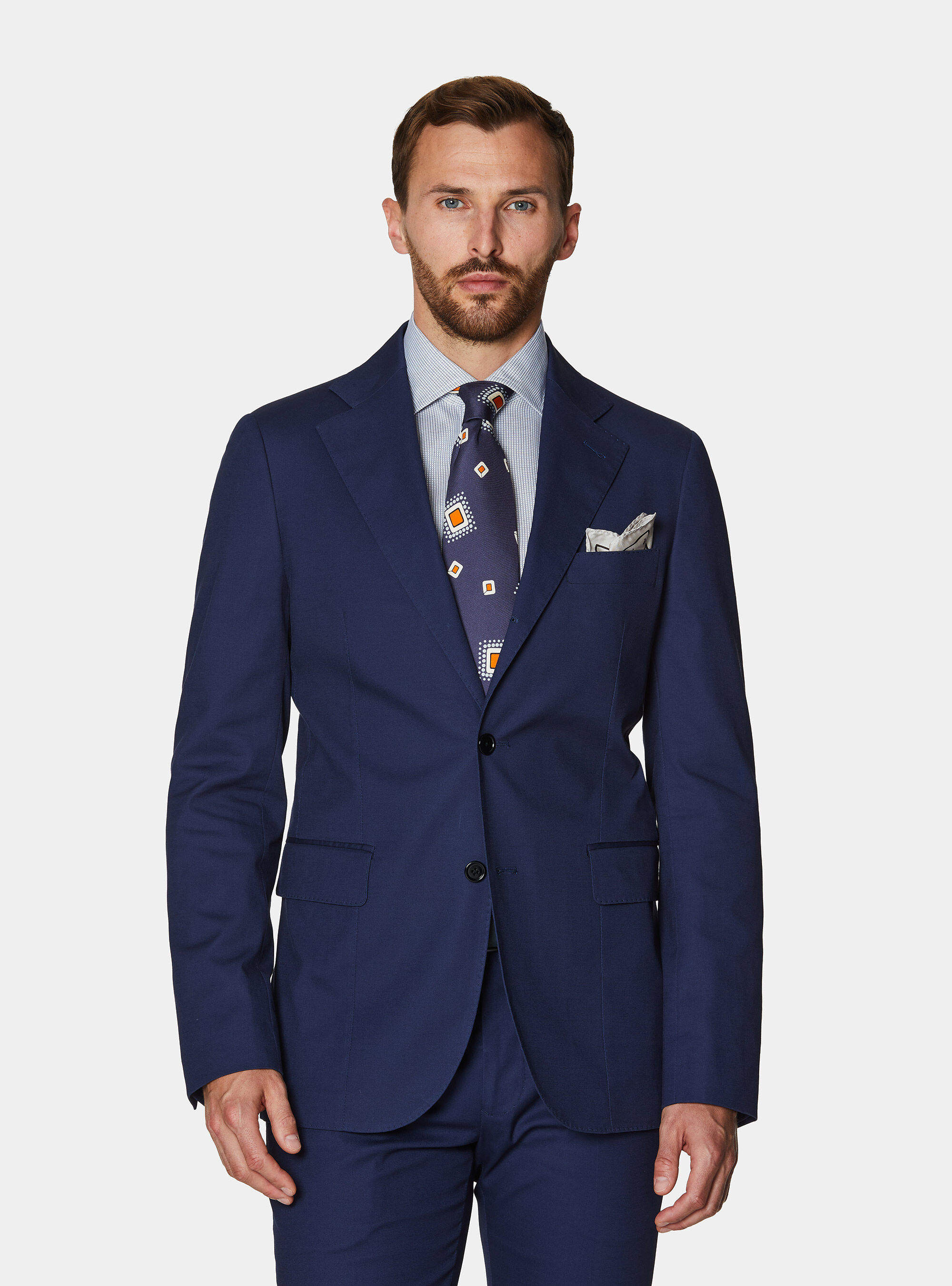 Cotton suit blazer