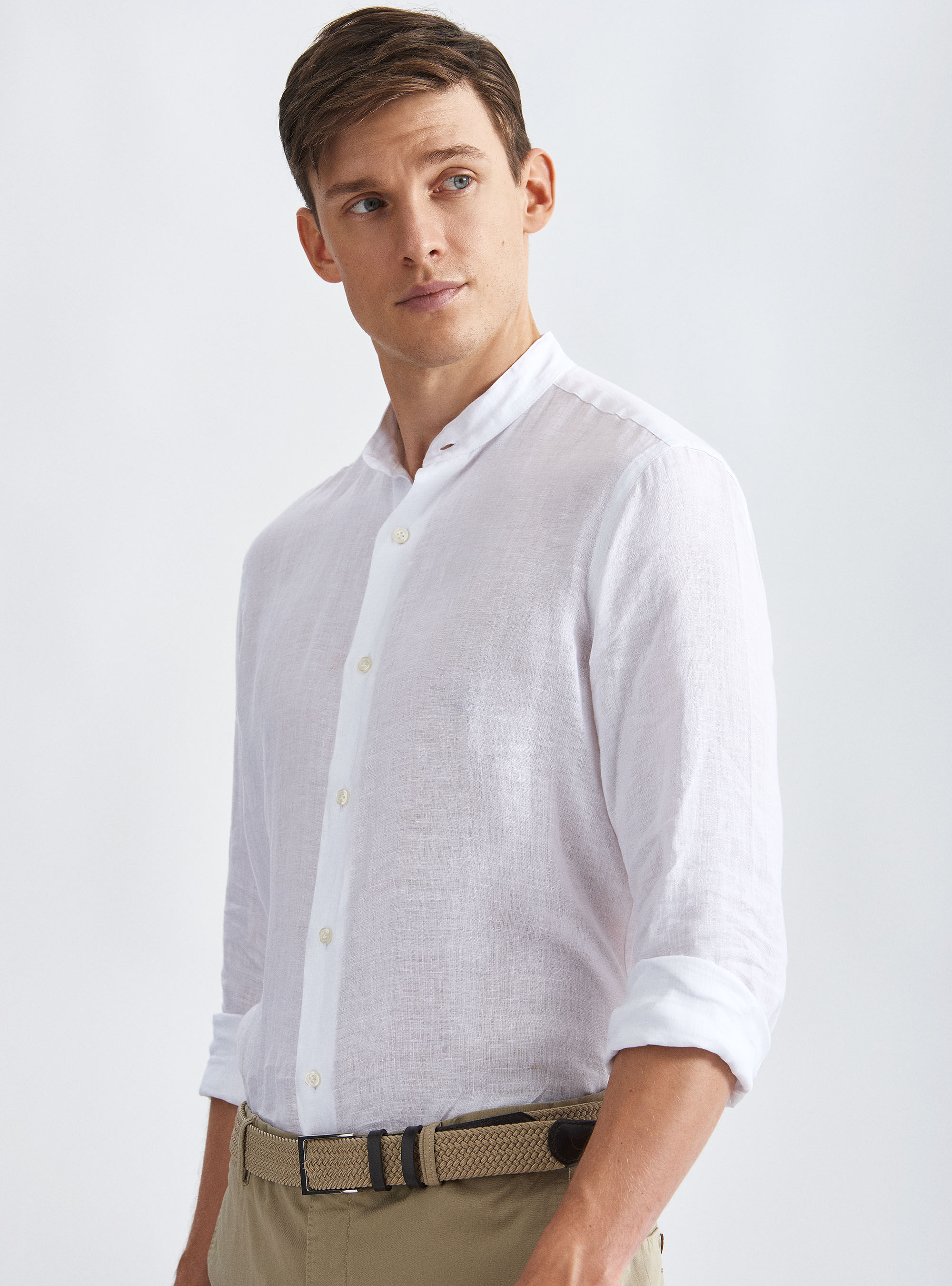 Pure Linen Korean Shirt