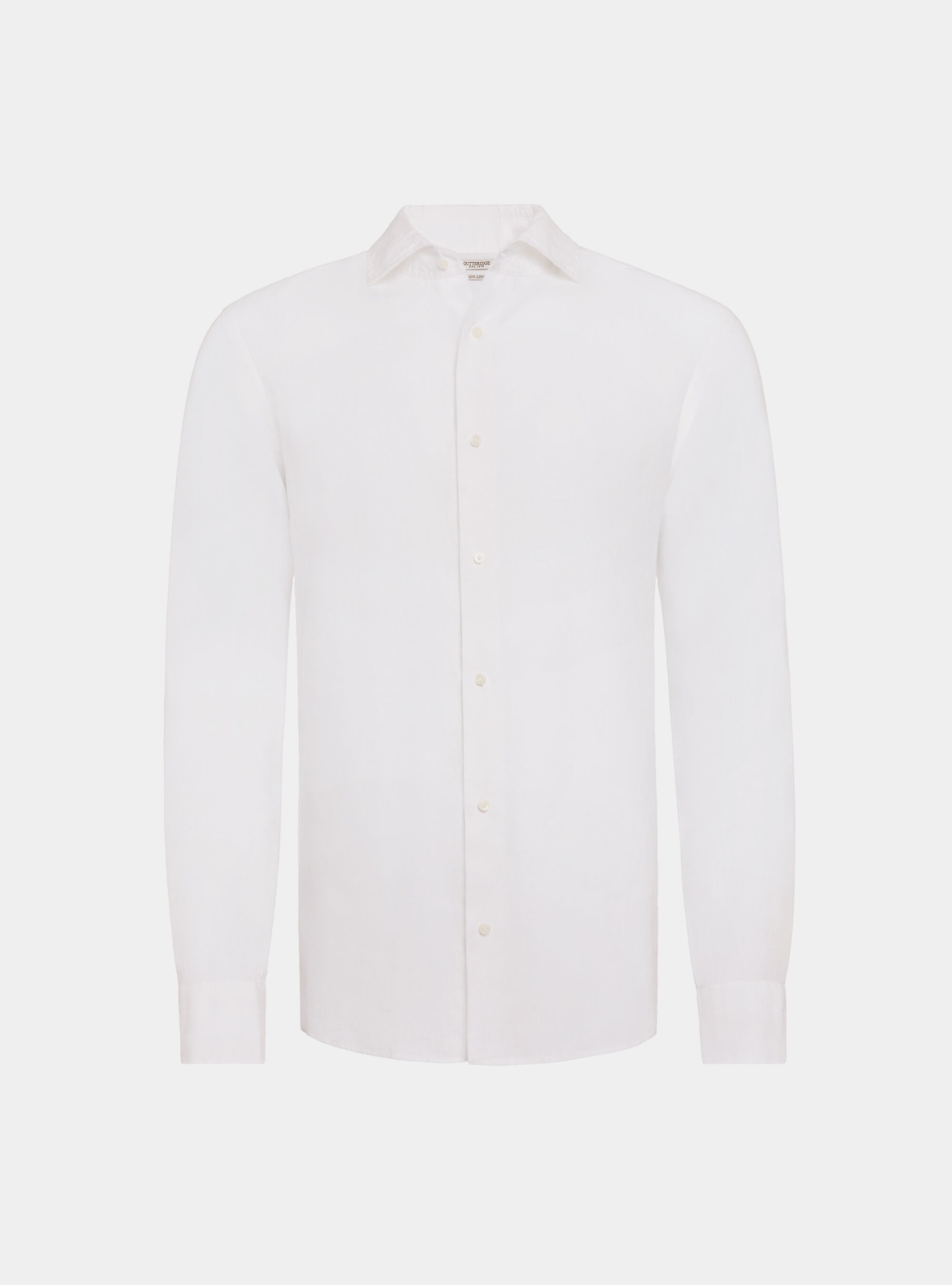 Pure linen shirt, WHITE