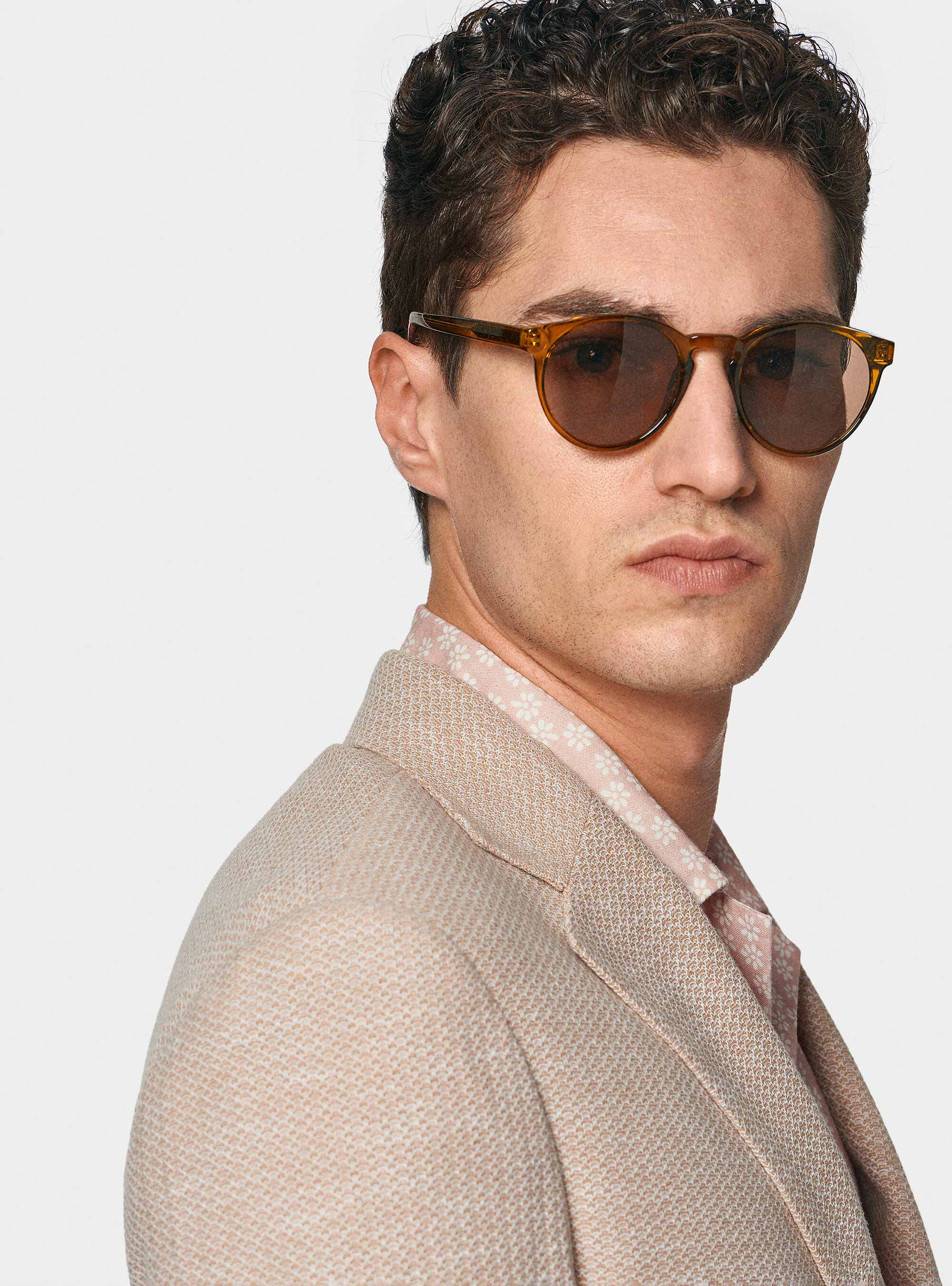 Cotton and linen jersey blazer, PESCA 0461C