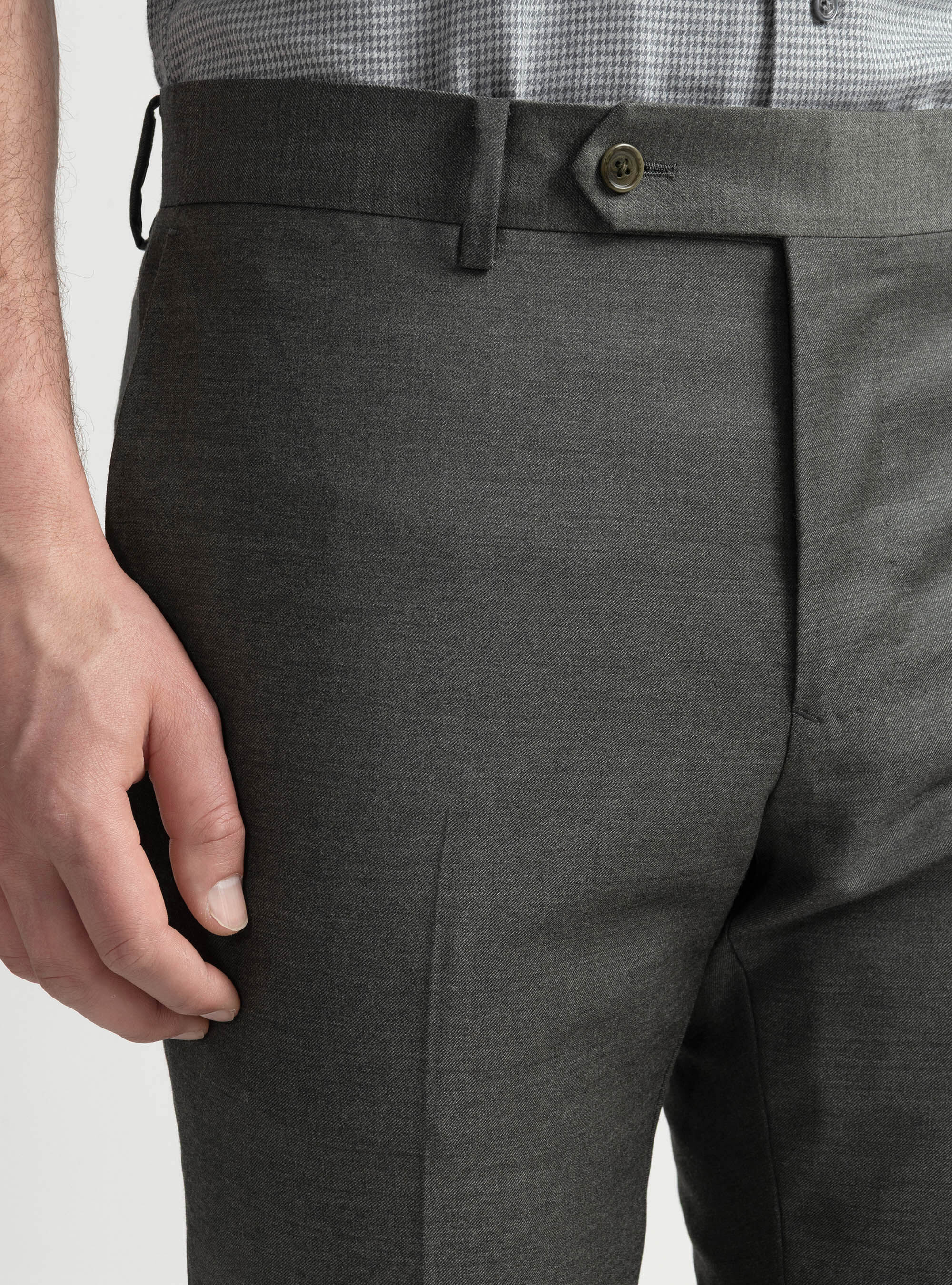 Pure wool suit trousers Vitale Barberis Canonico, GREEN