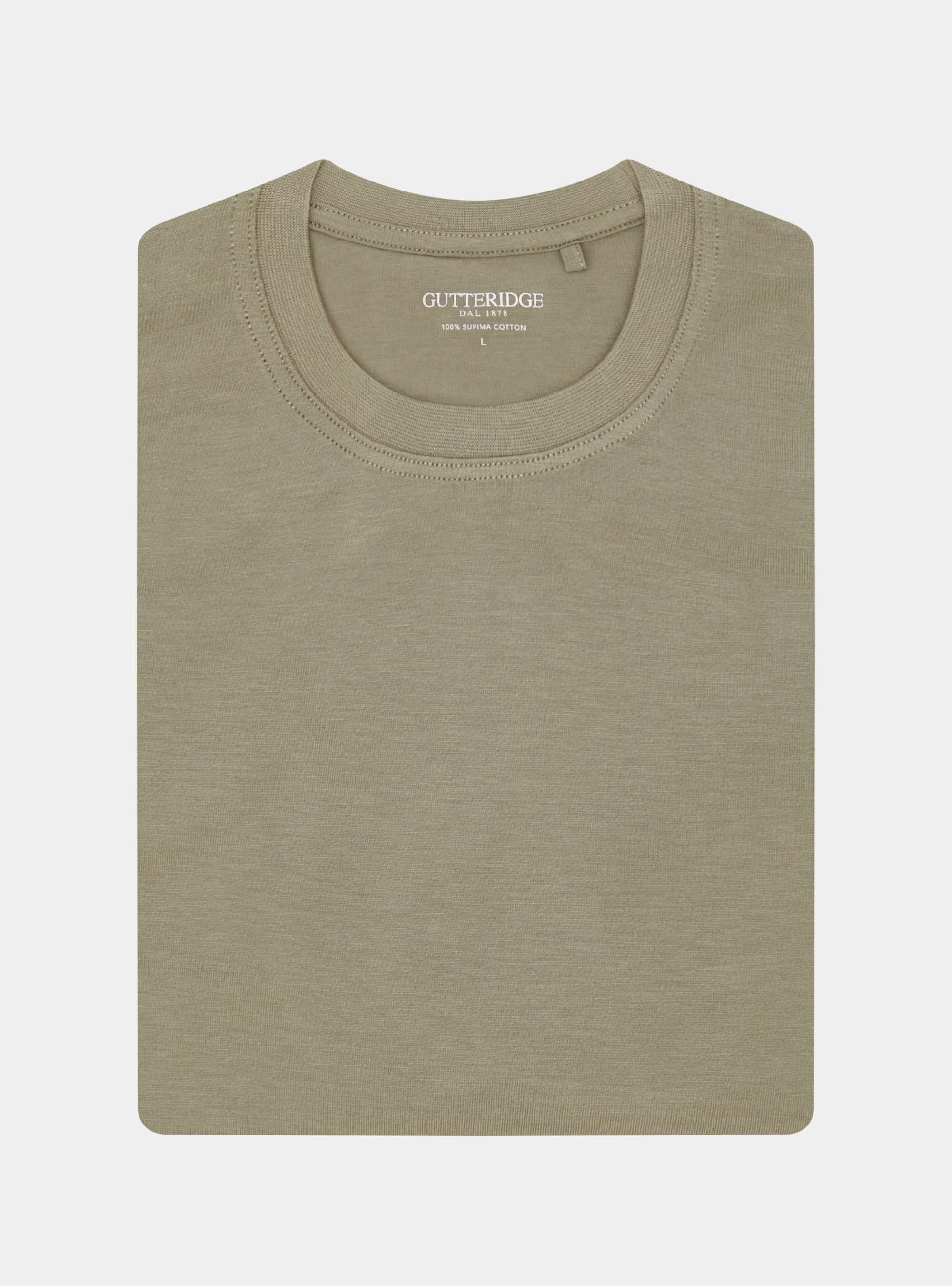 Half-sleeve T-shirt in Supima cotton, SALVIA 0602C