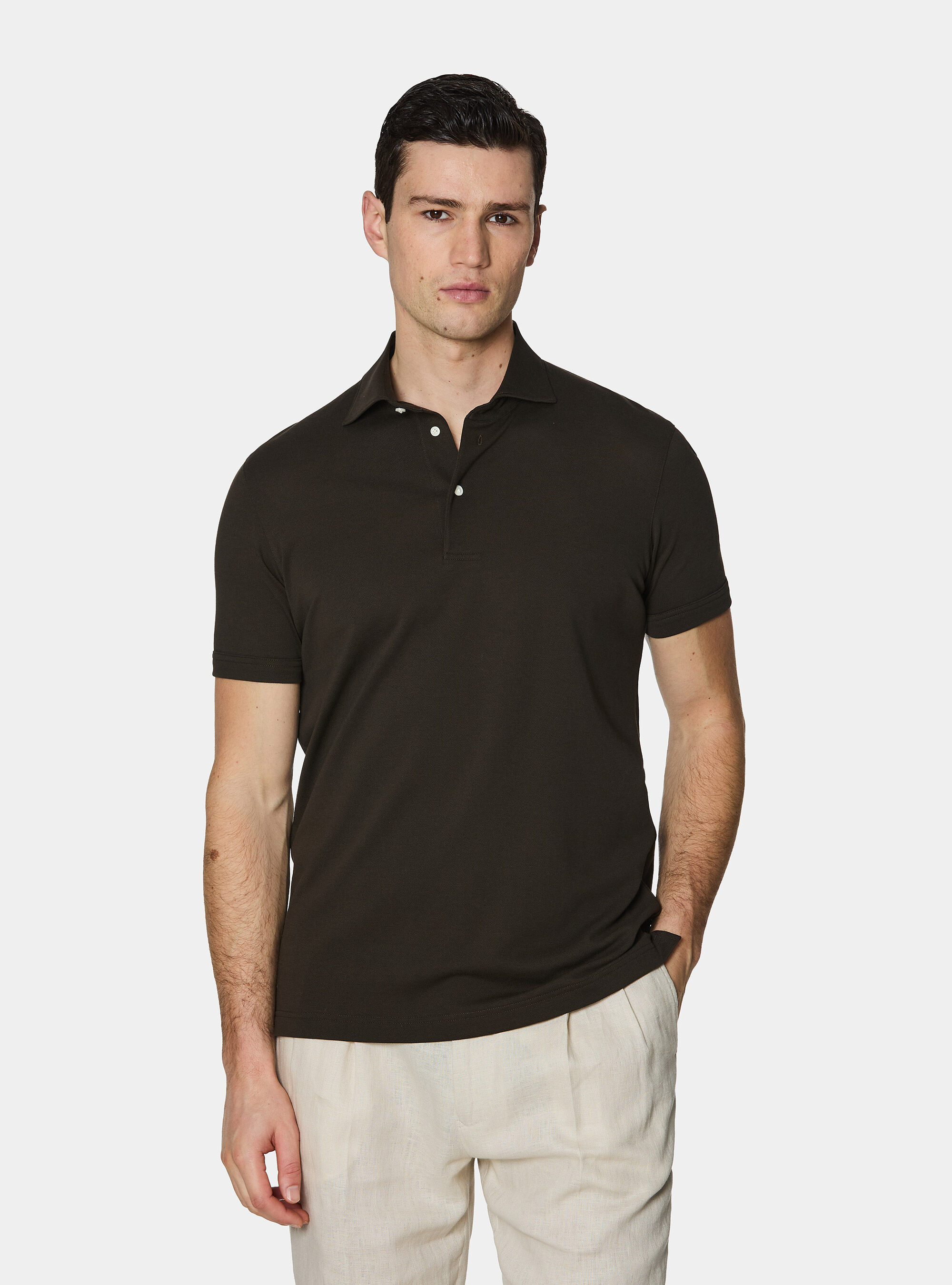 Polo de piqu&eacute; el&aacute;stico GT01