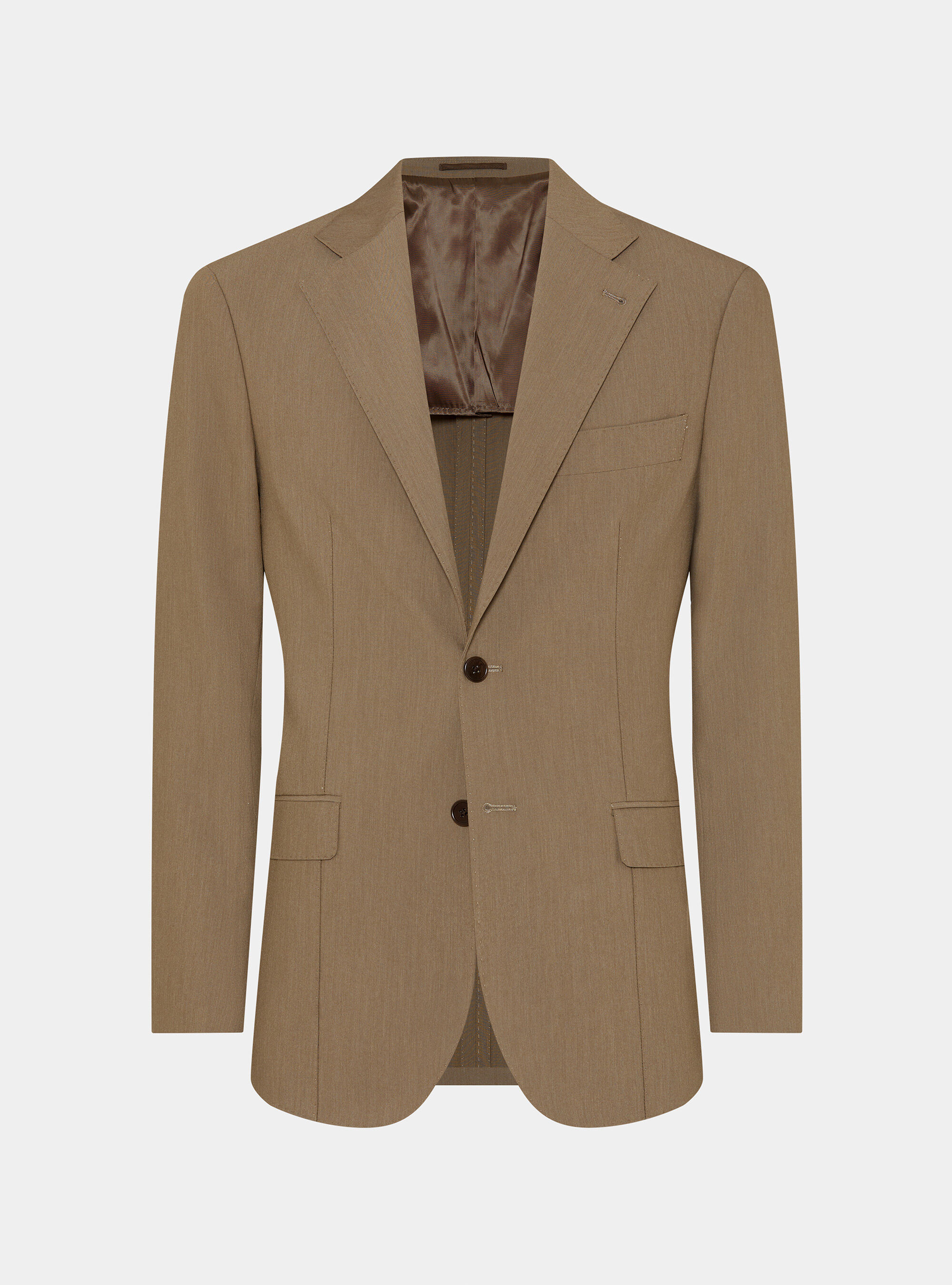 Slim fit suit blazer, MUD