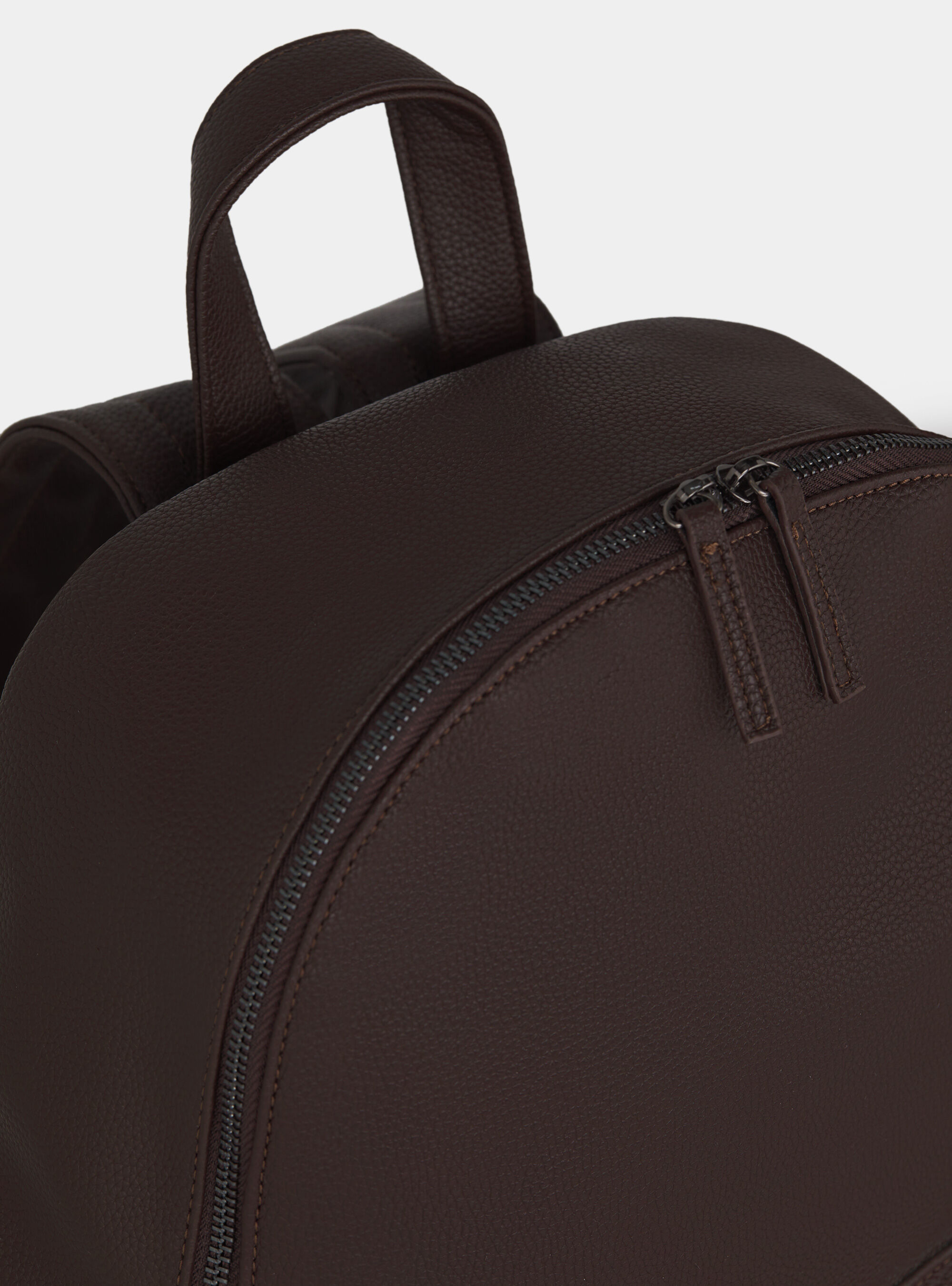 Backpack with pockets, BROWN