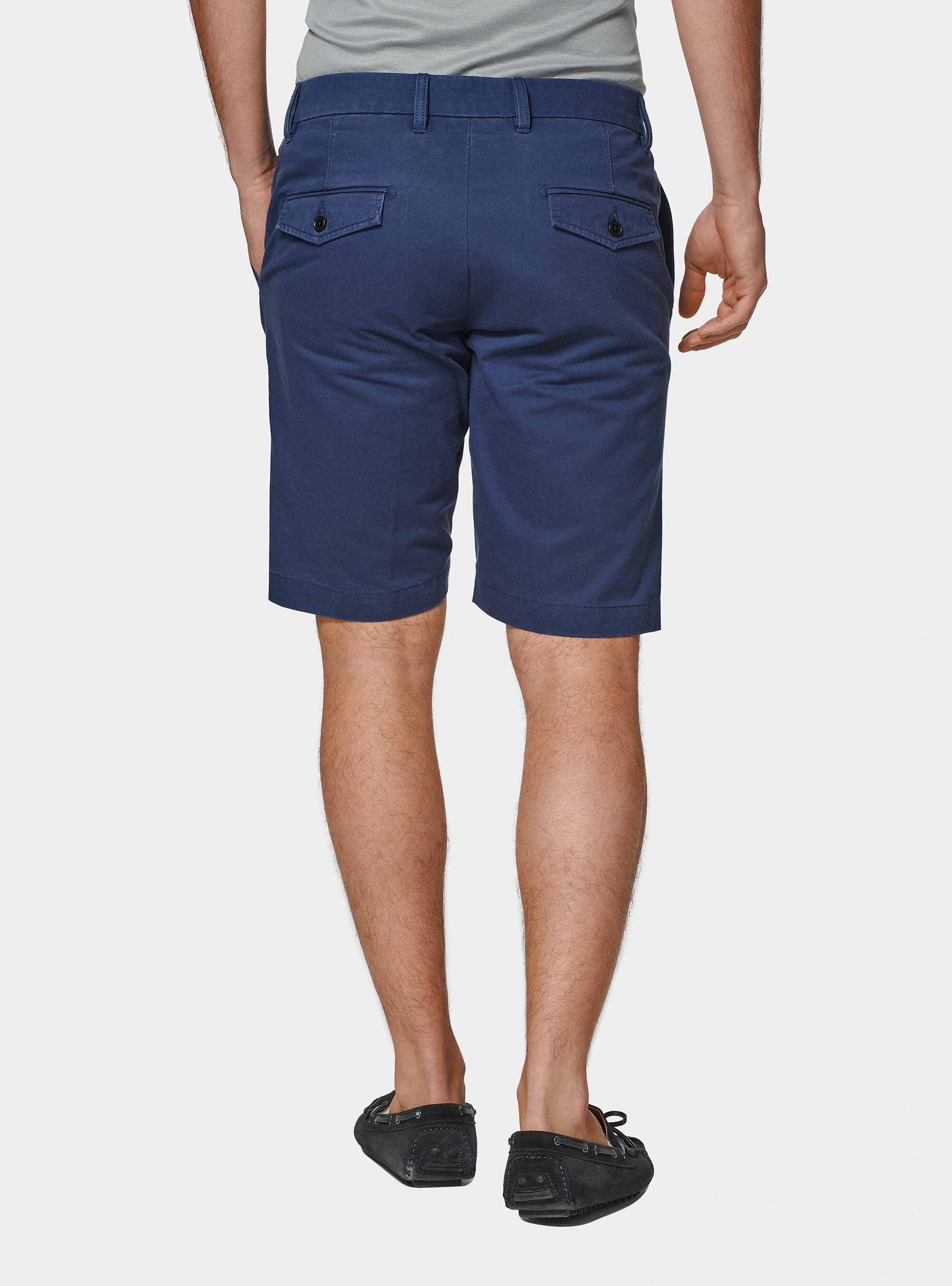 Bermudashorts aus Baumwolltwill, BLUE 0241C