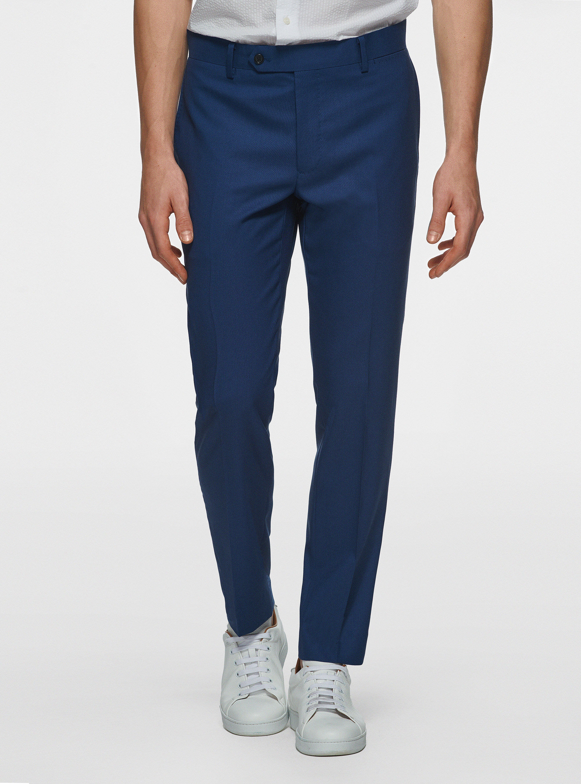 Pantalon en pure laine Vitale Barberis Canonico, ENCRE