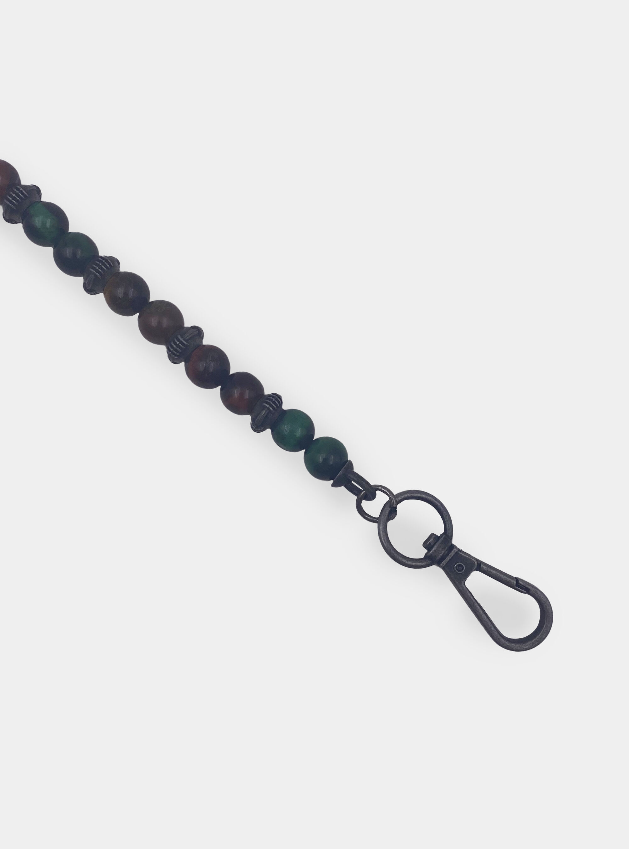 Hosenkette aus Metall und Stein, MARRONE 0507C