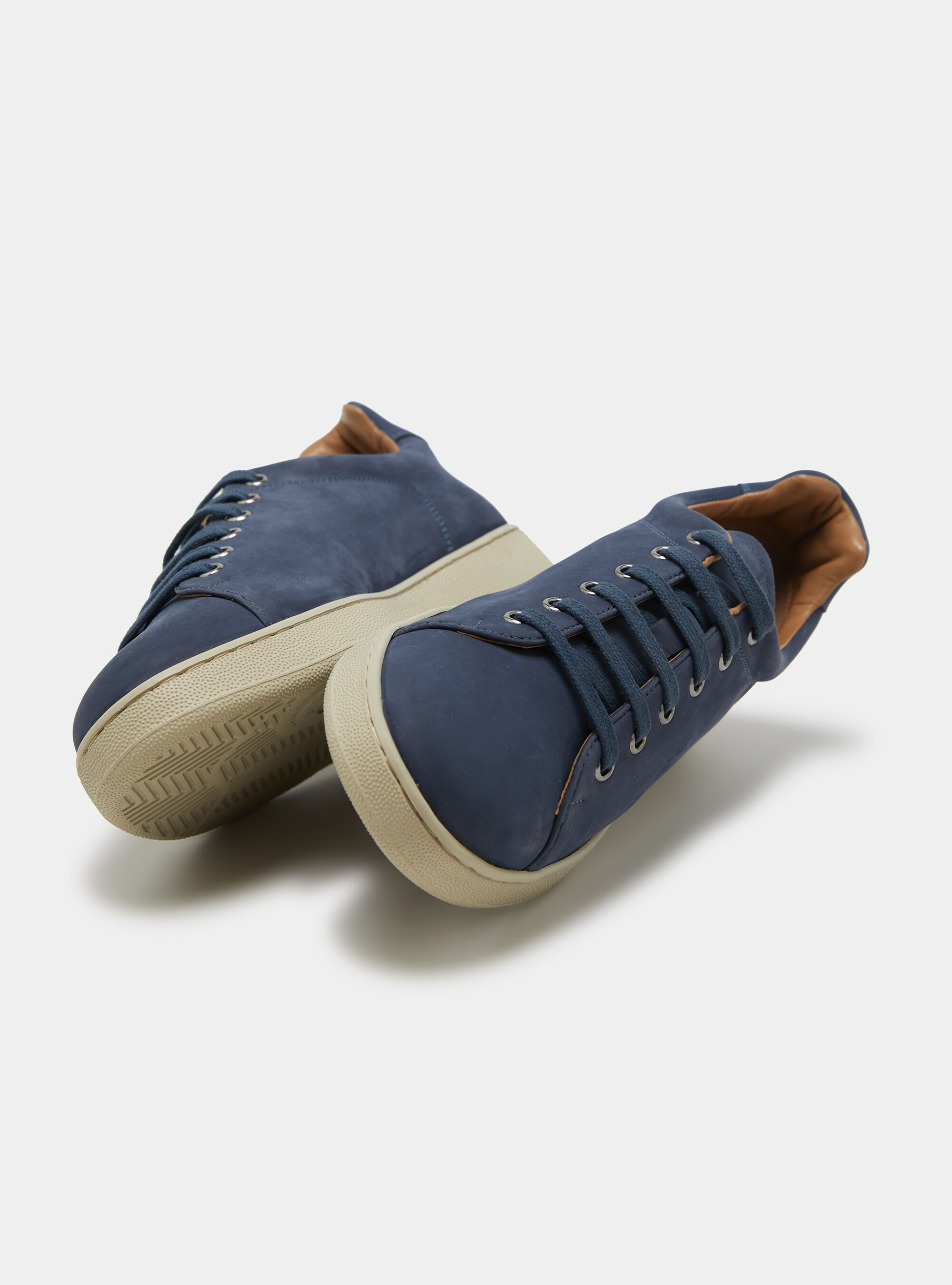 Nubuck Sneakers, 0243C DENIM