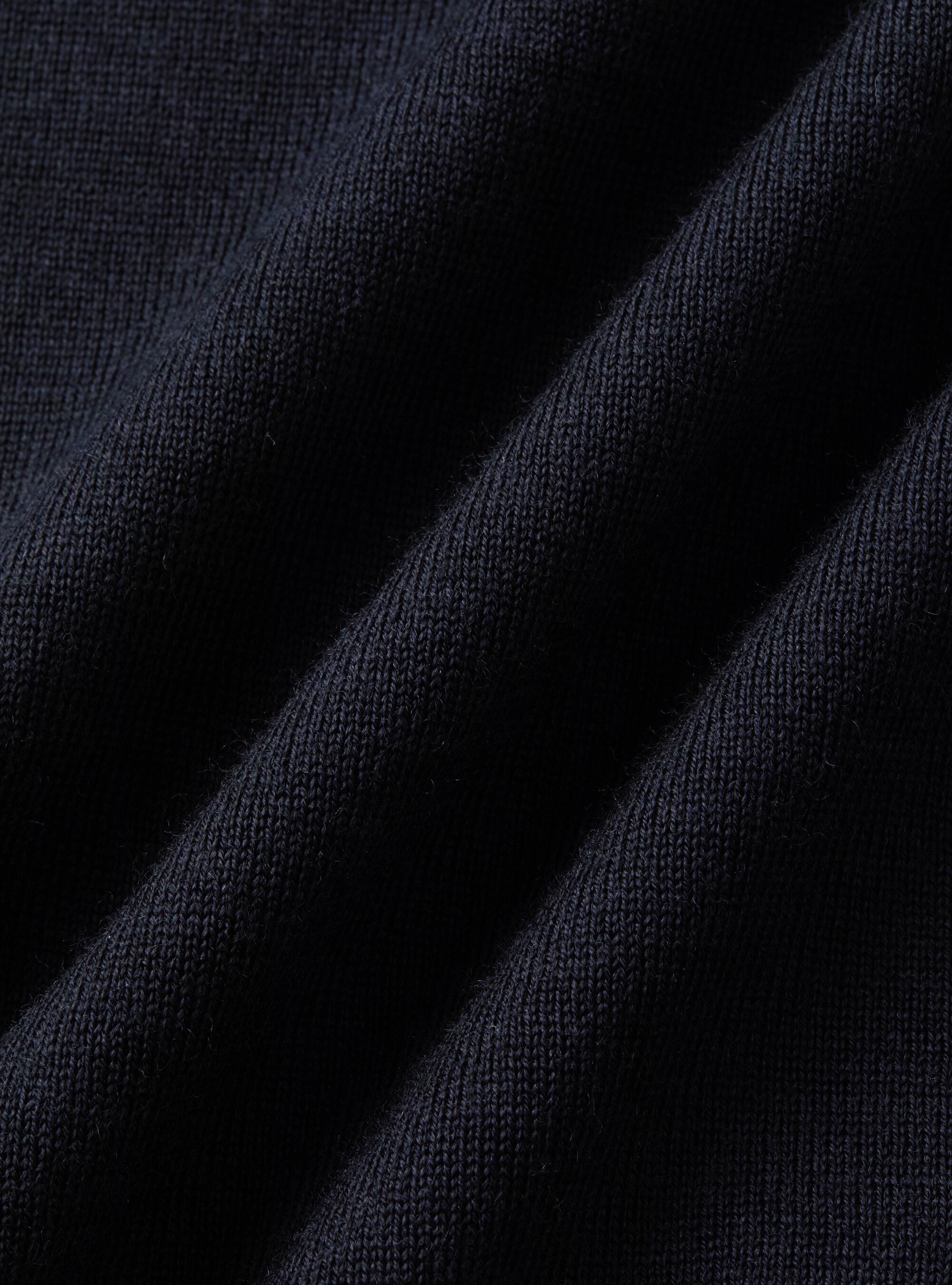 Gilet in maglia con bottoni in lana merino extrafine, BLU NAVY