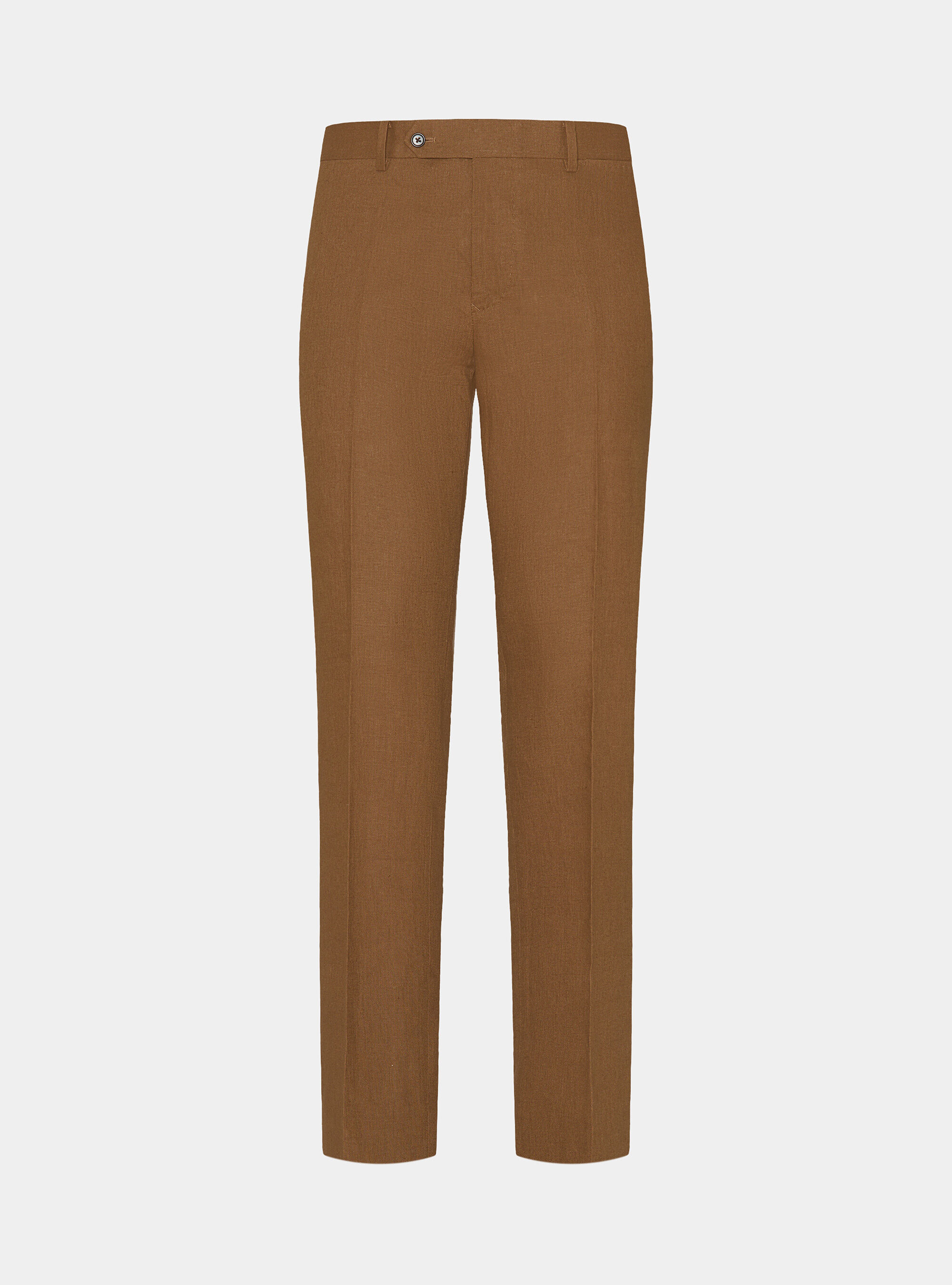 Pure linen suit trousers, MULTICOLOR