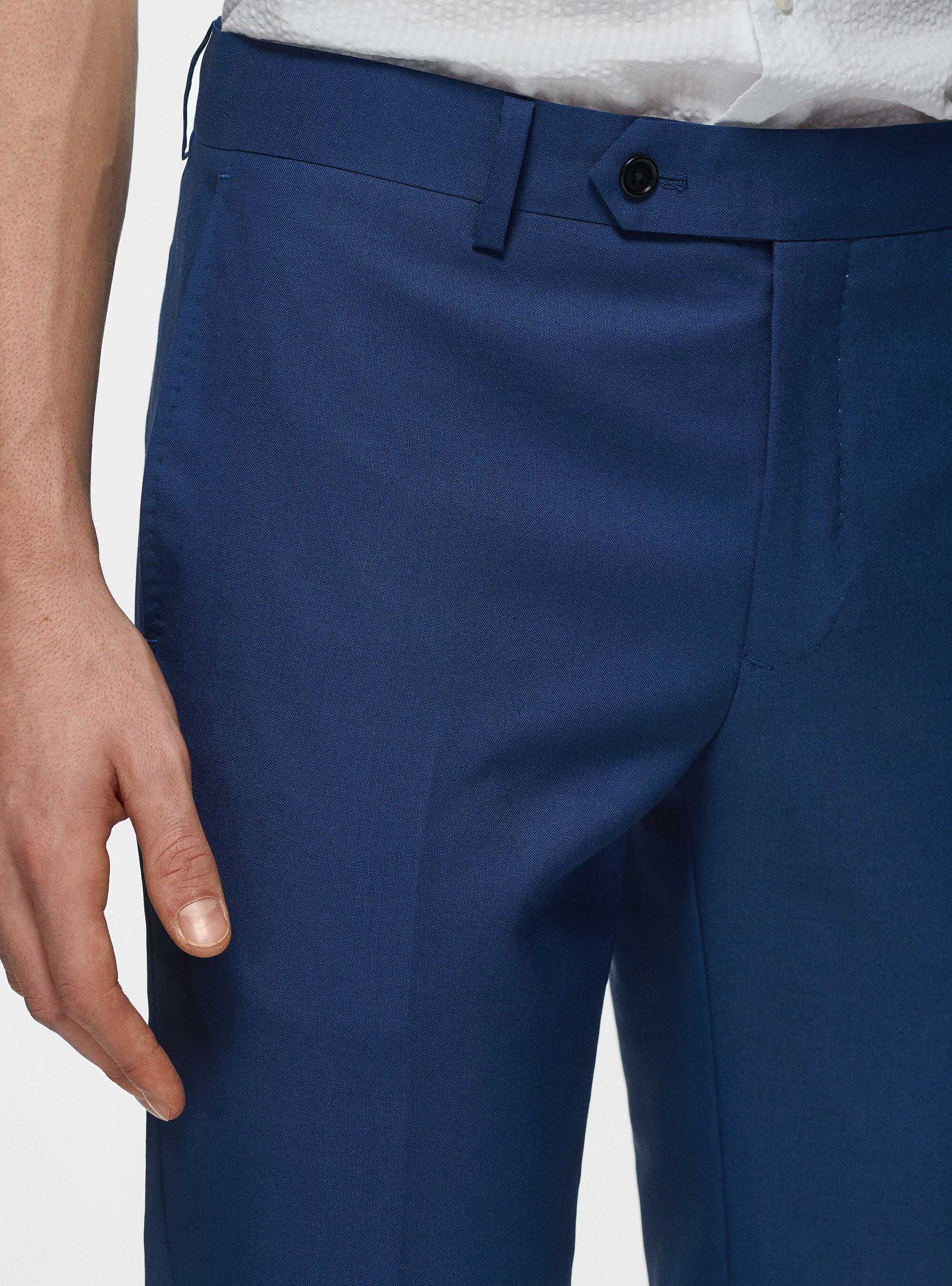 Pantalon en pure laine Vitale Barberis Canonico, ENCRE