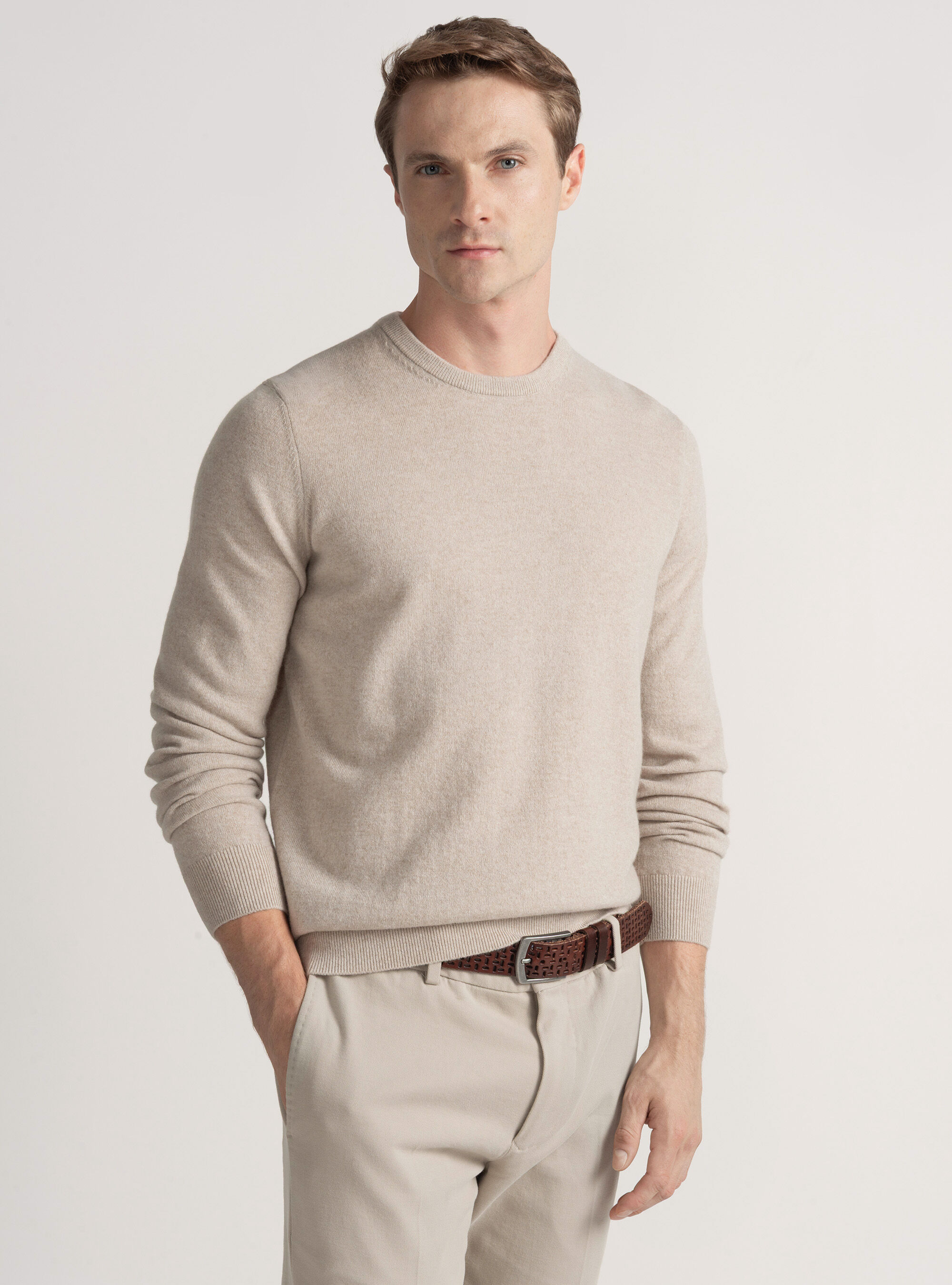 Cashmere crew-neck sweater