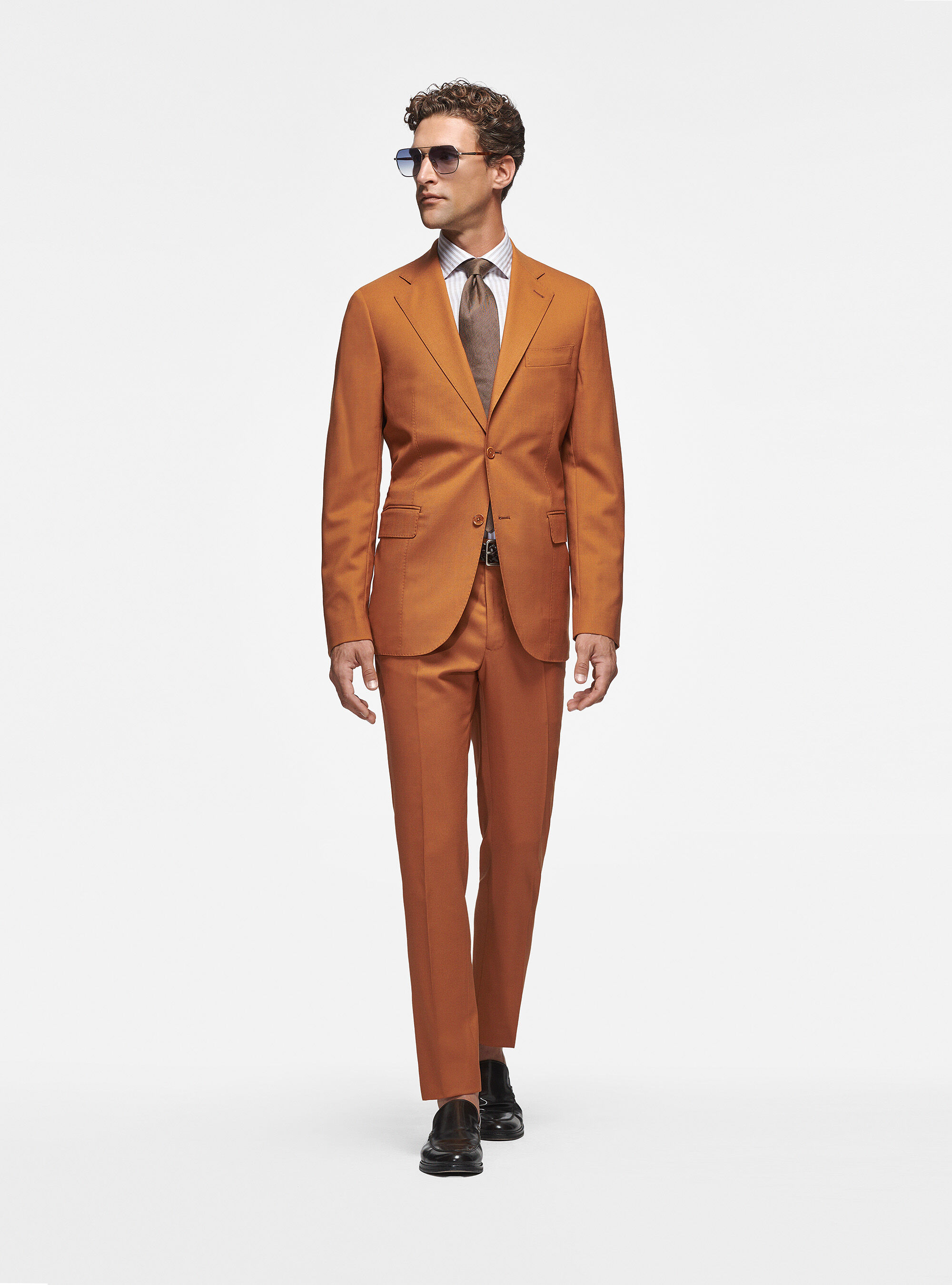 Vitale Barberis Canonico pure wool blazer, 0522C CARAMELLO