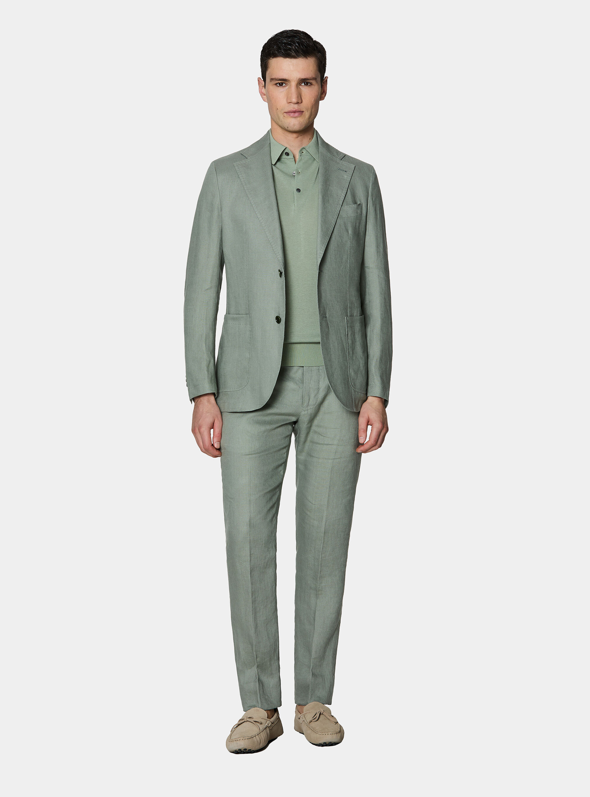 Pure linen suit blazer