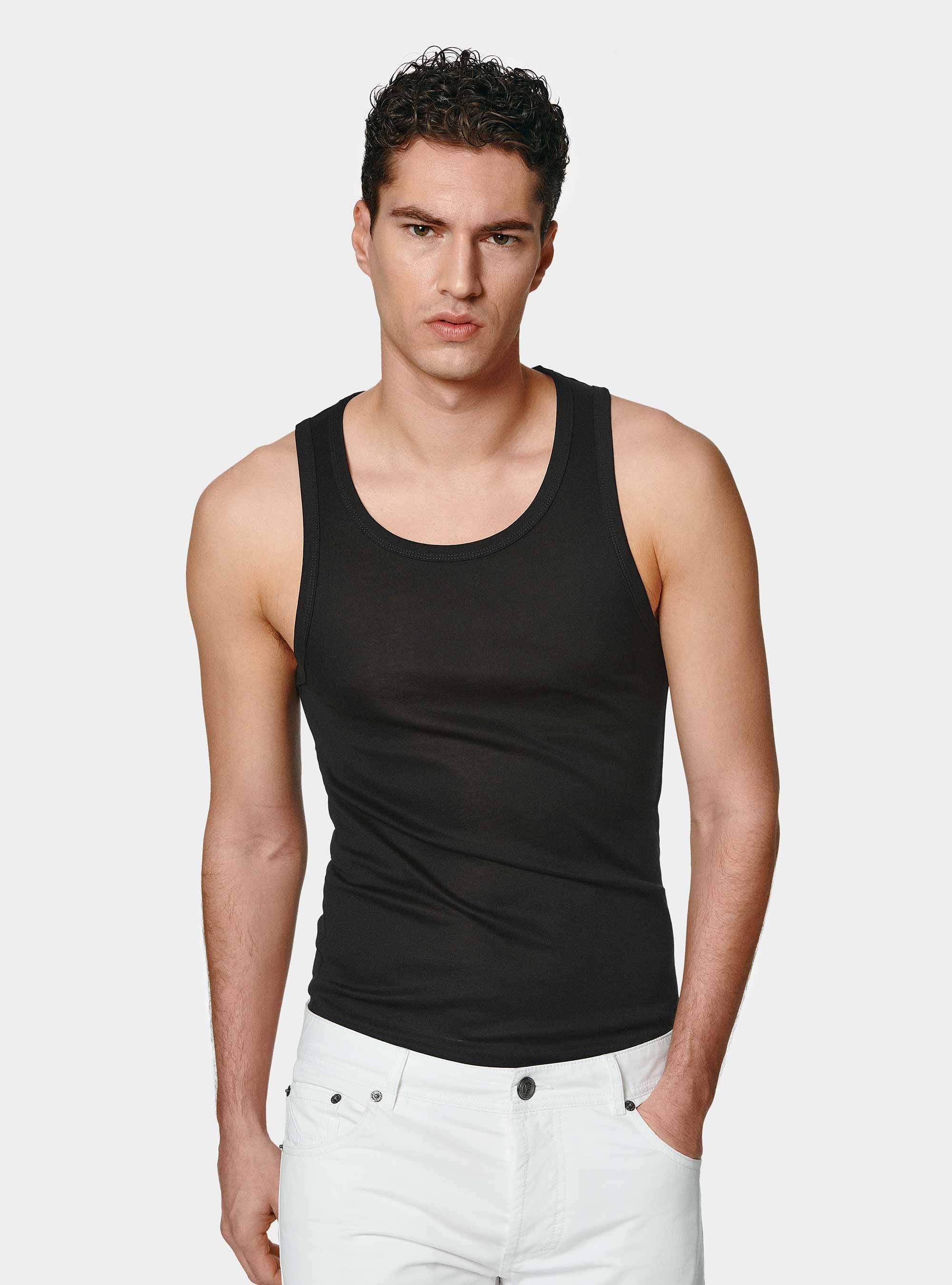Cotton thread tank top