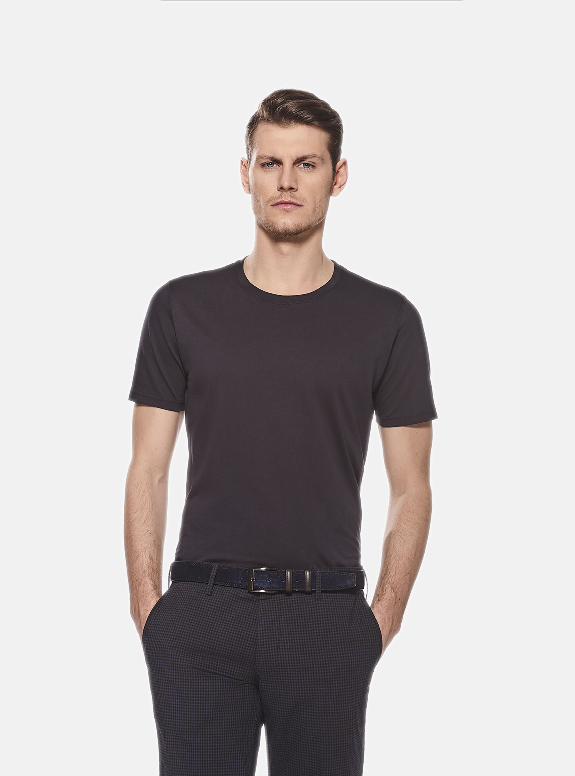 Cotton jersey half sleeve t-shirt