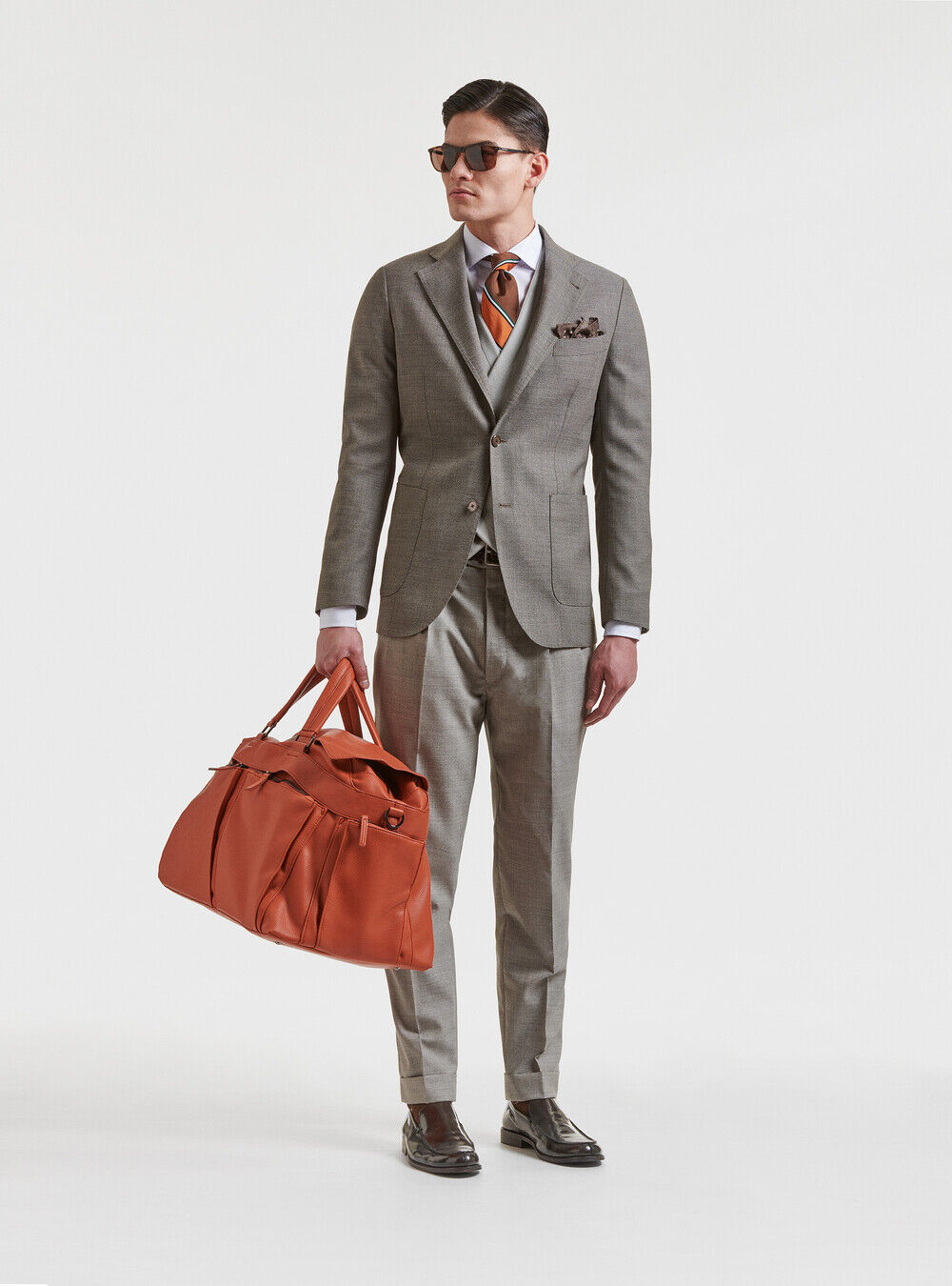 Veste en pure laine Vitale Barberis Canonico, BOUE