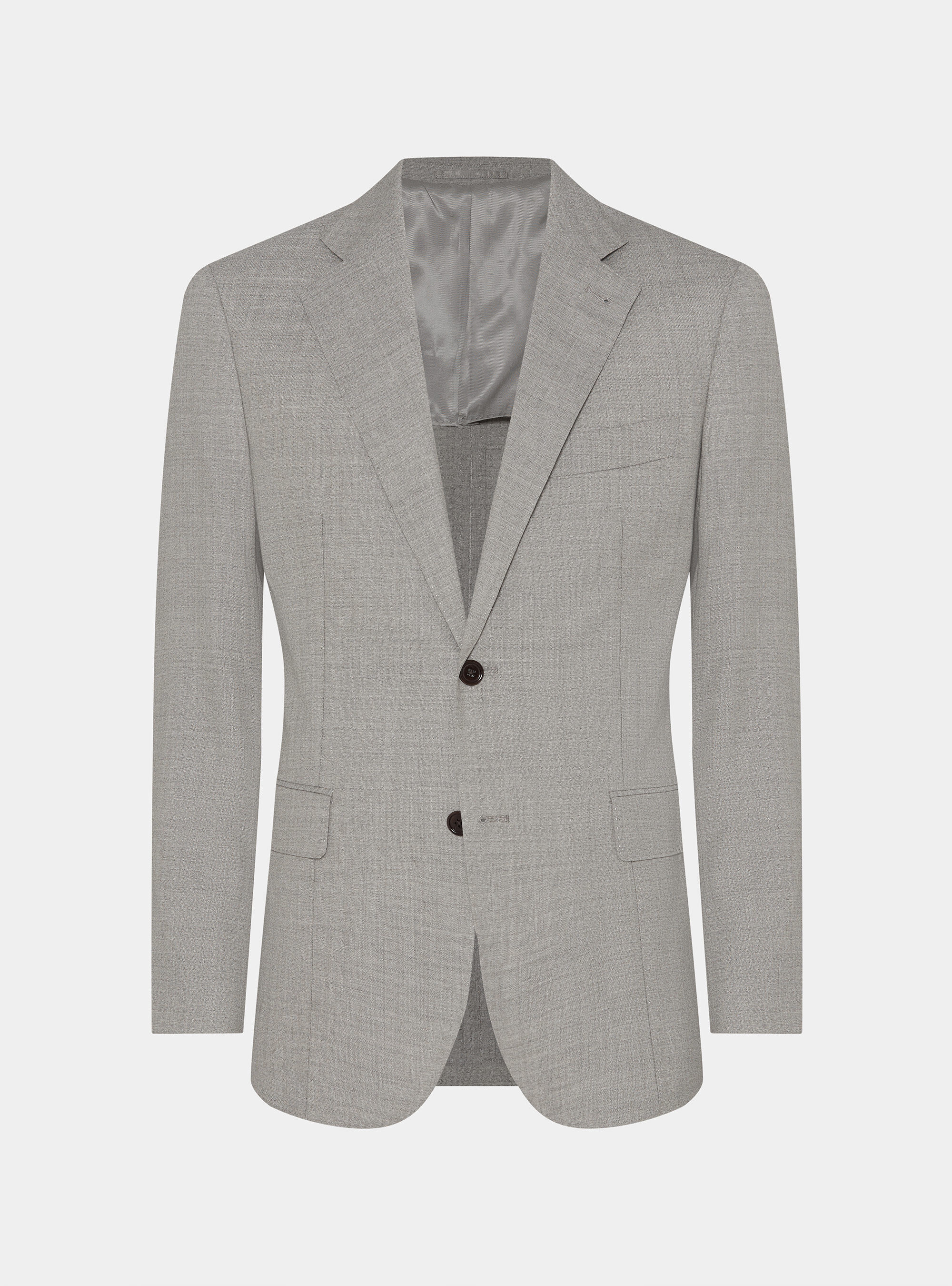 Vitale Barberis Canonico pure wool suit blazer, ECRU