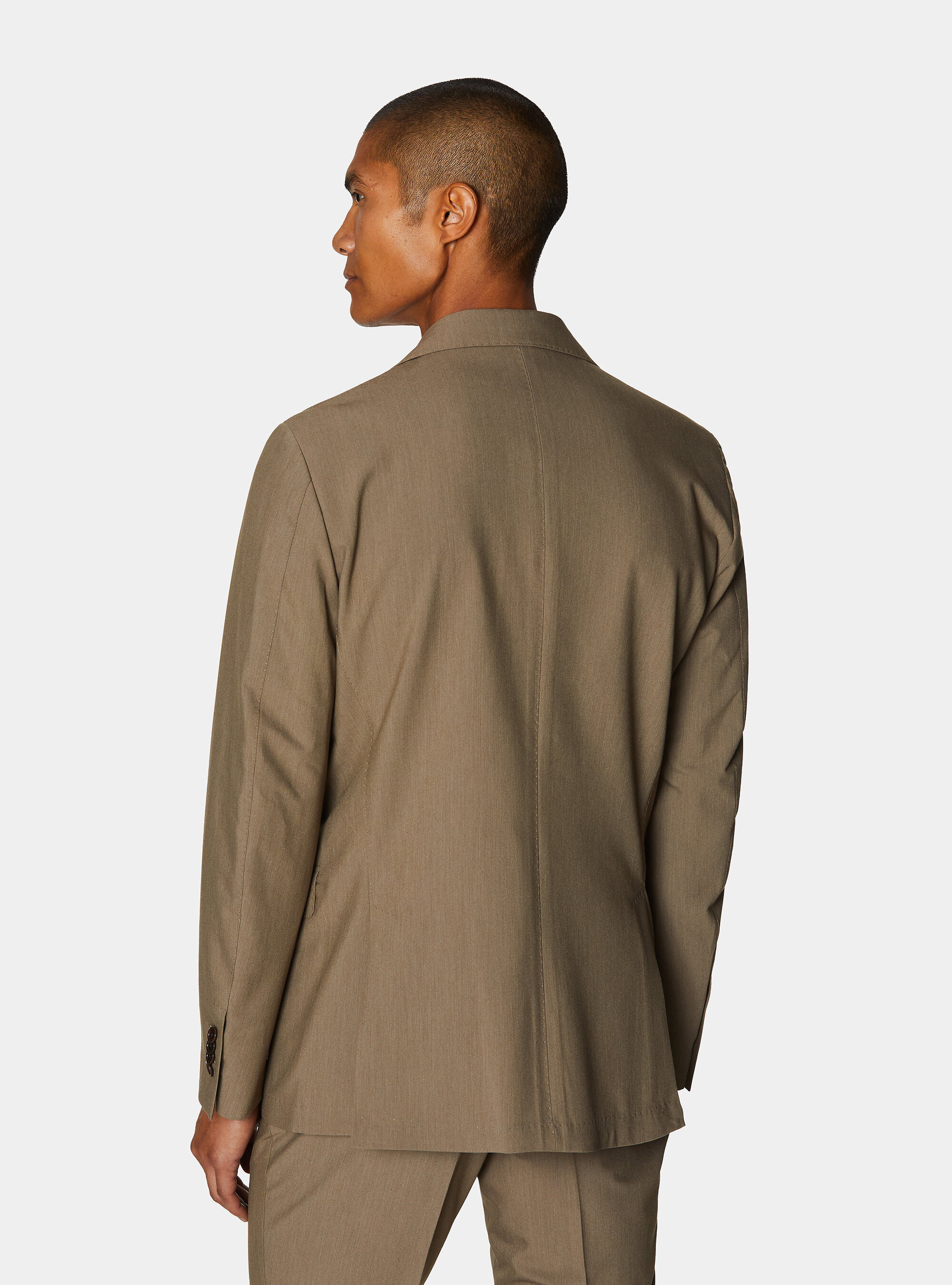 Slim fit suit blazer, MUD
