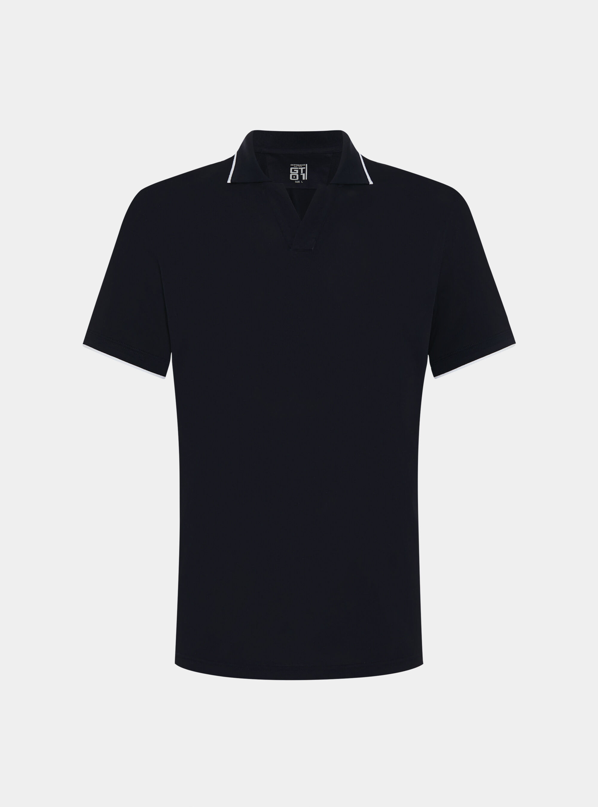 Polo GT01 de piqu&eacute; el&aacute;stico sin botones, AZUL MARINO