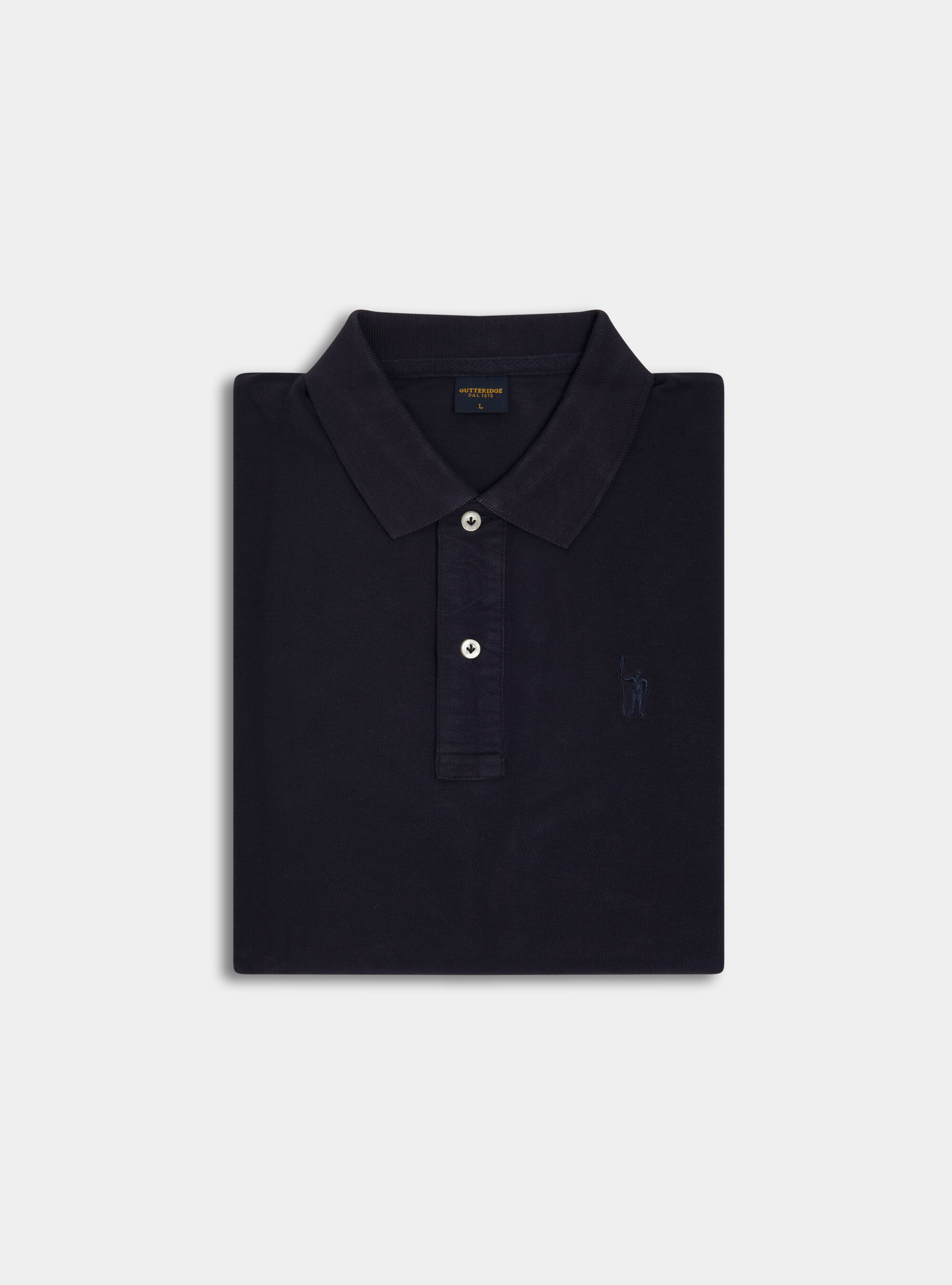 Klassisches Piqu&eacute;-Poloshirt, NAVY 0218C