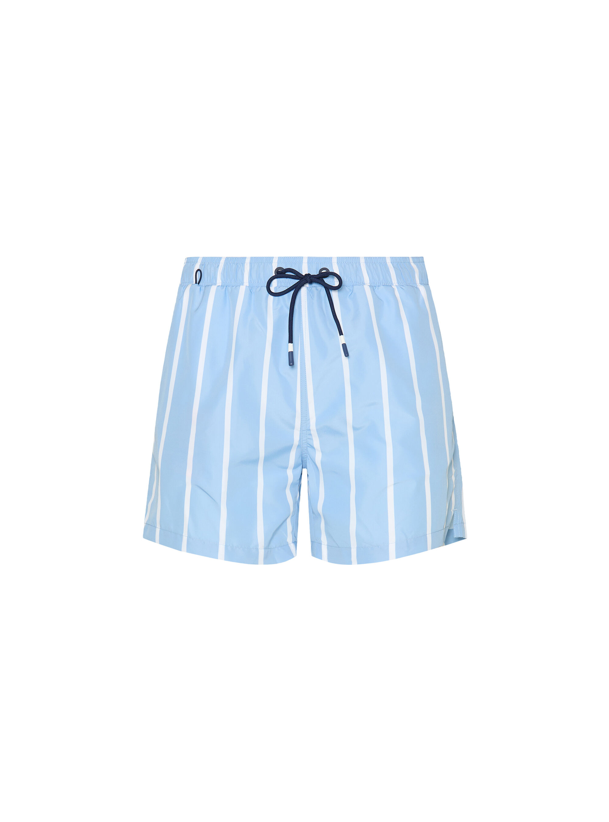 Striped print swimwear, LIGHT BLUE