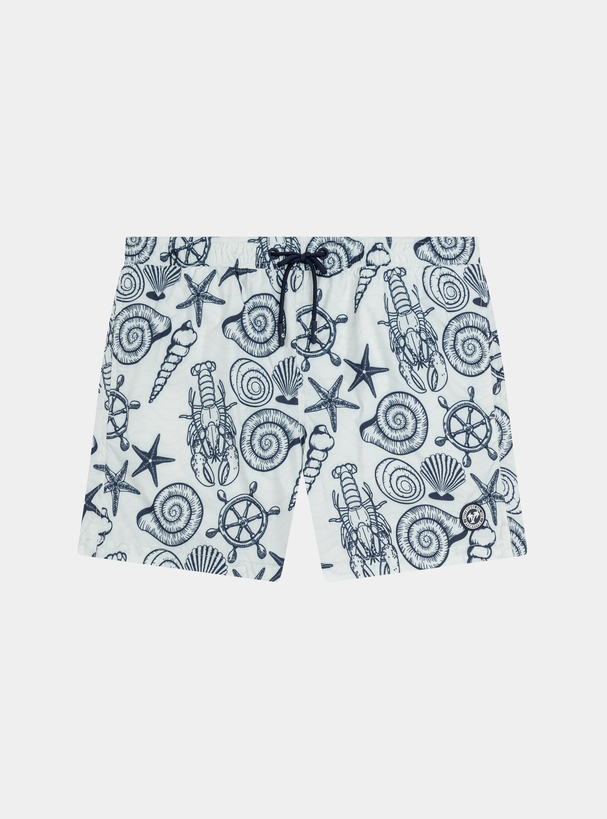 Costume da bagno fantasia marina, BIANCO