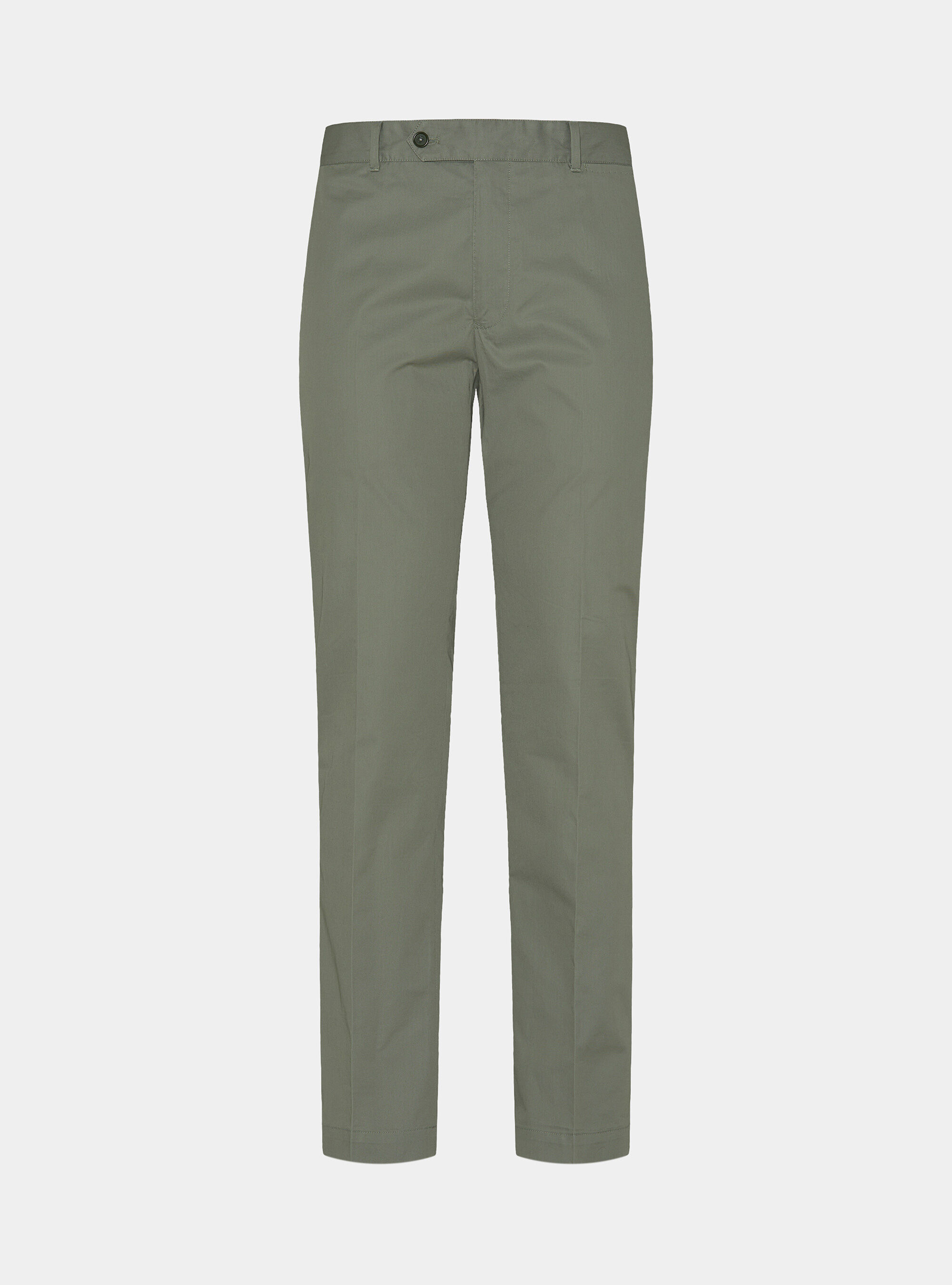 Lightweight twill slim fit chino trousers, SALVIA 0602C