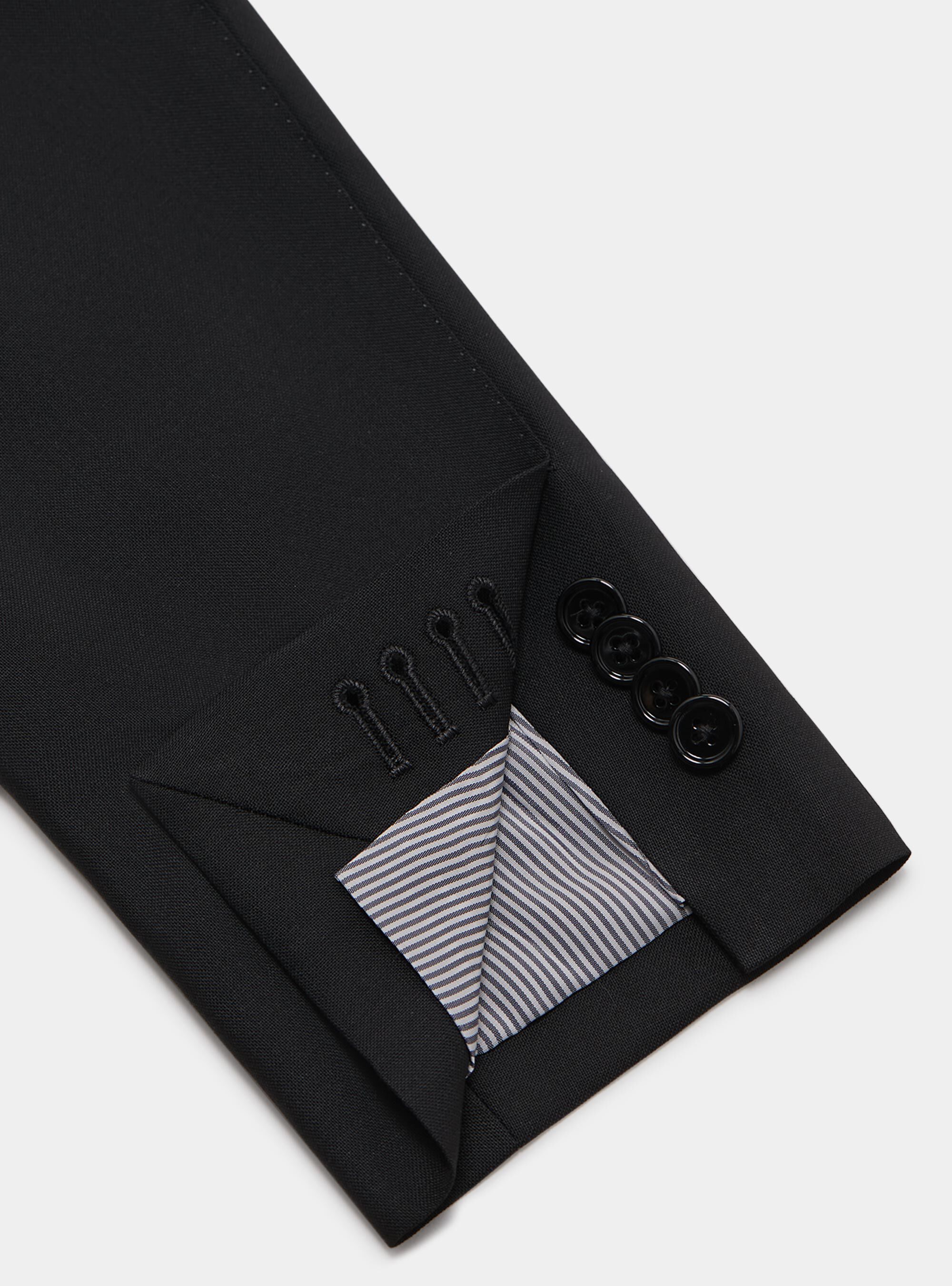 Veste en pure laine Vitale Barberis Canonico, NOIR