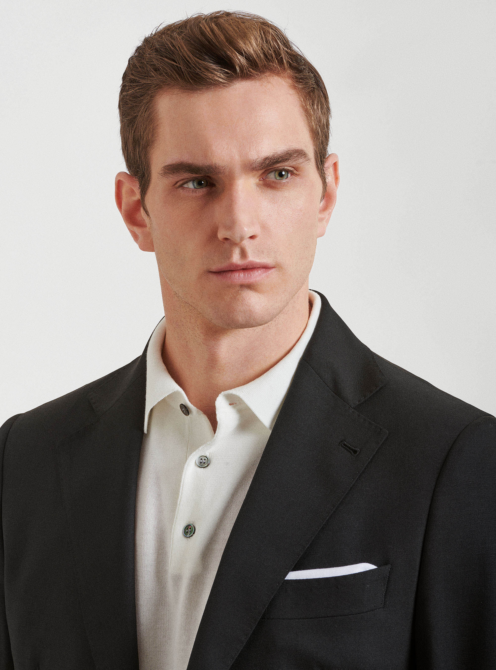 Veste de costume en pure laine Vitale Barberis Canonico, NOIR
