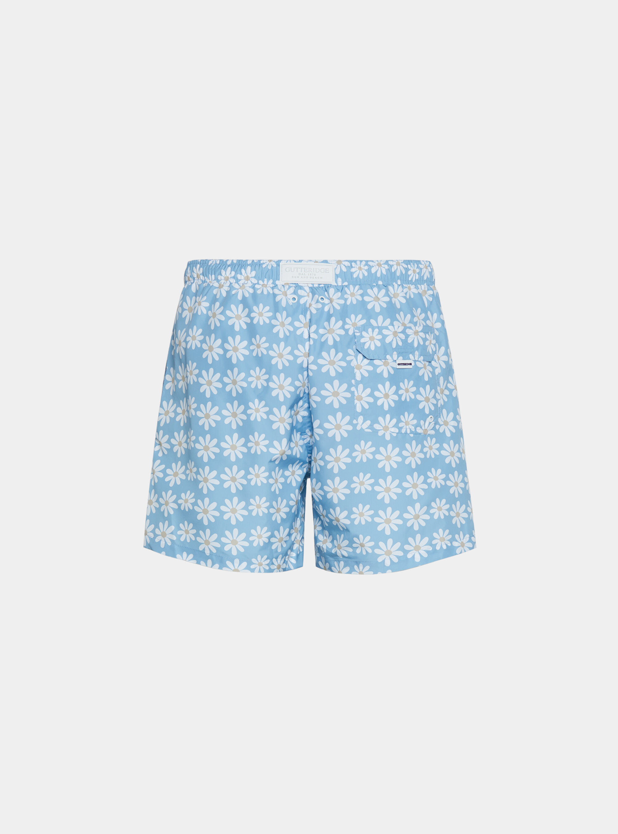Daisy print swimwear, LIGHT BLUE