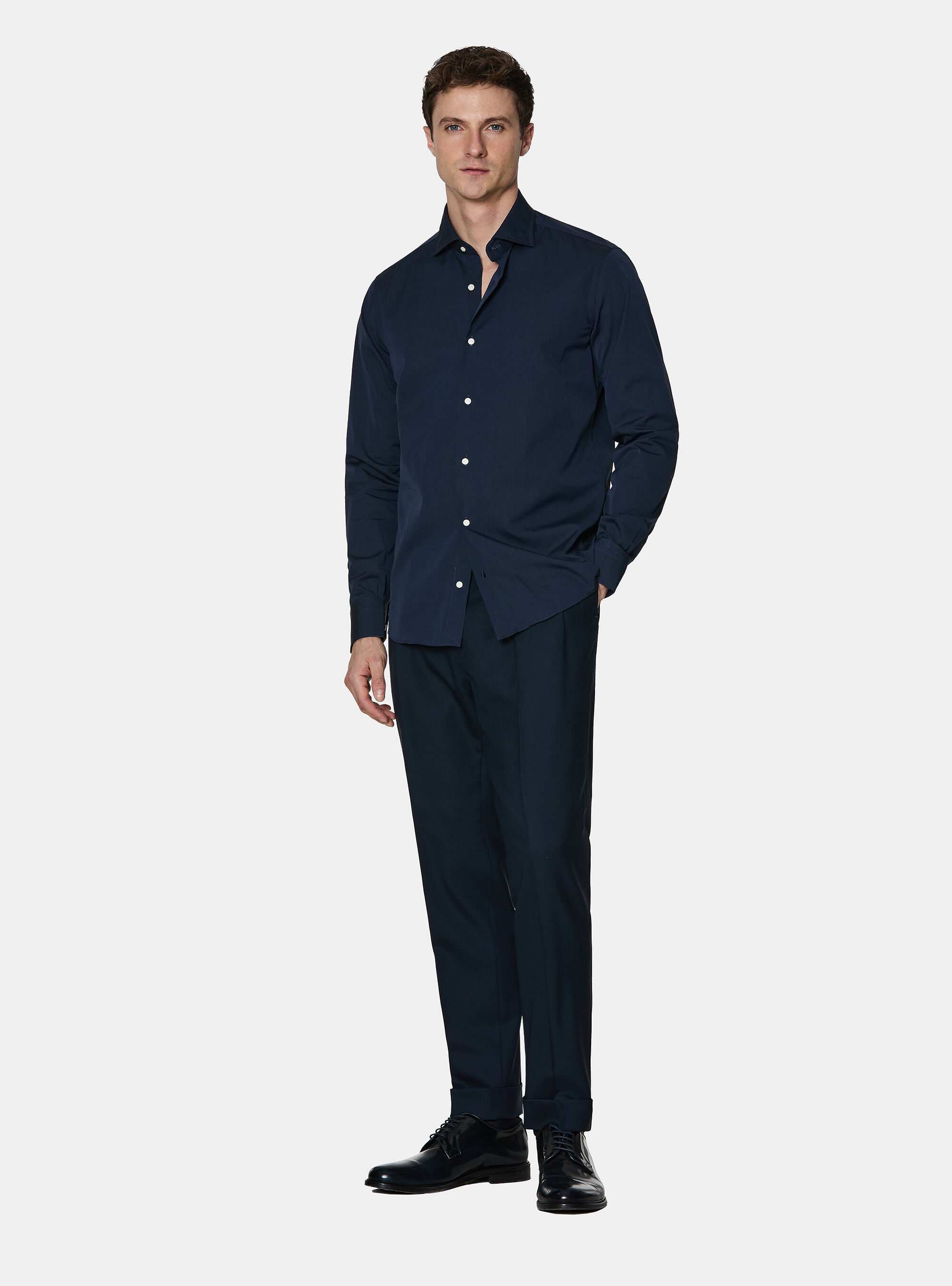 Cotton shirt fil a fil