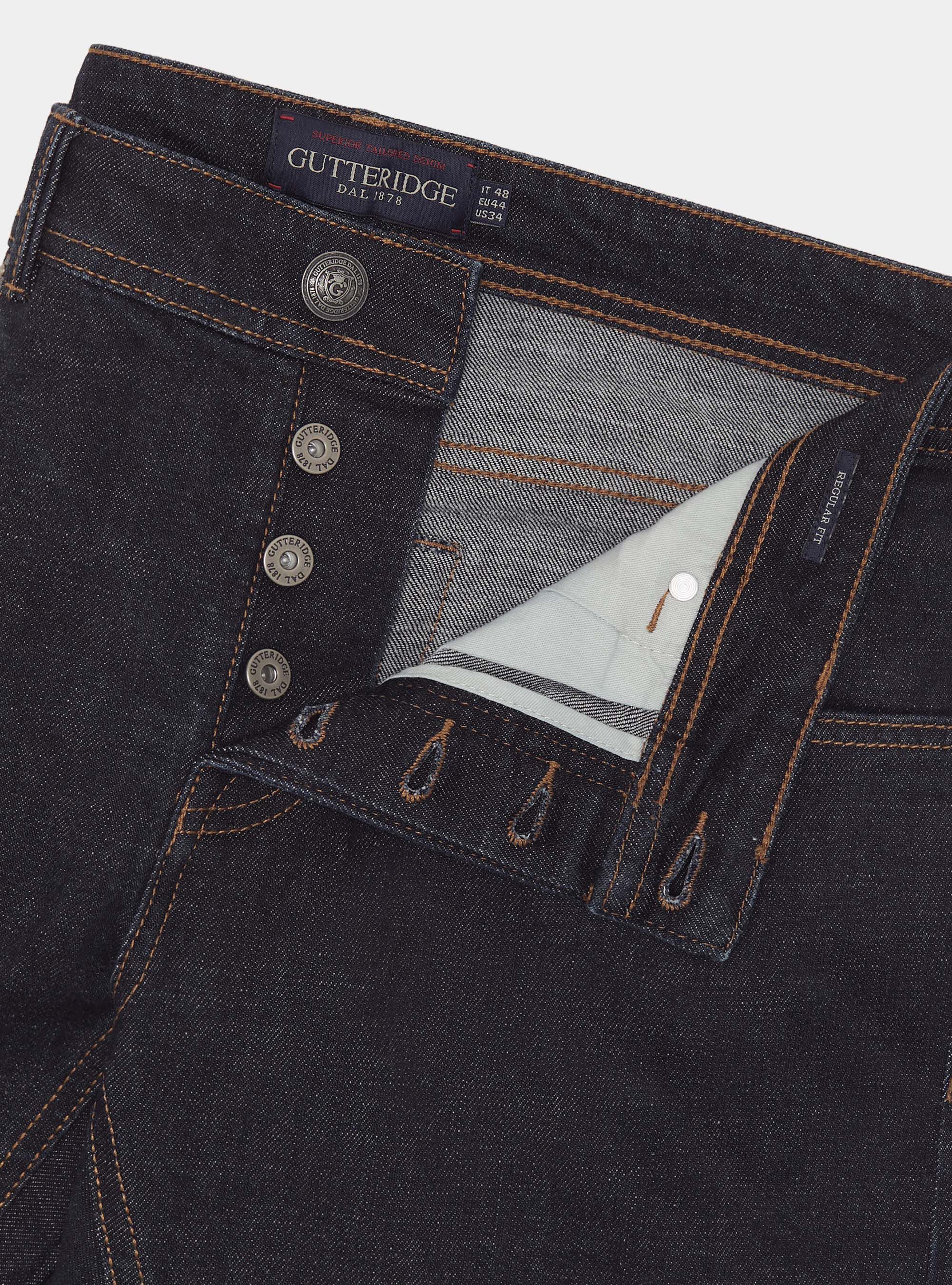 Denim rinse wash, NAVY BLUE