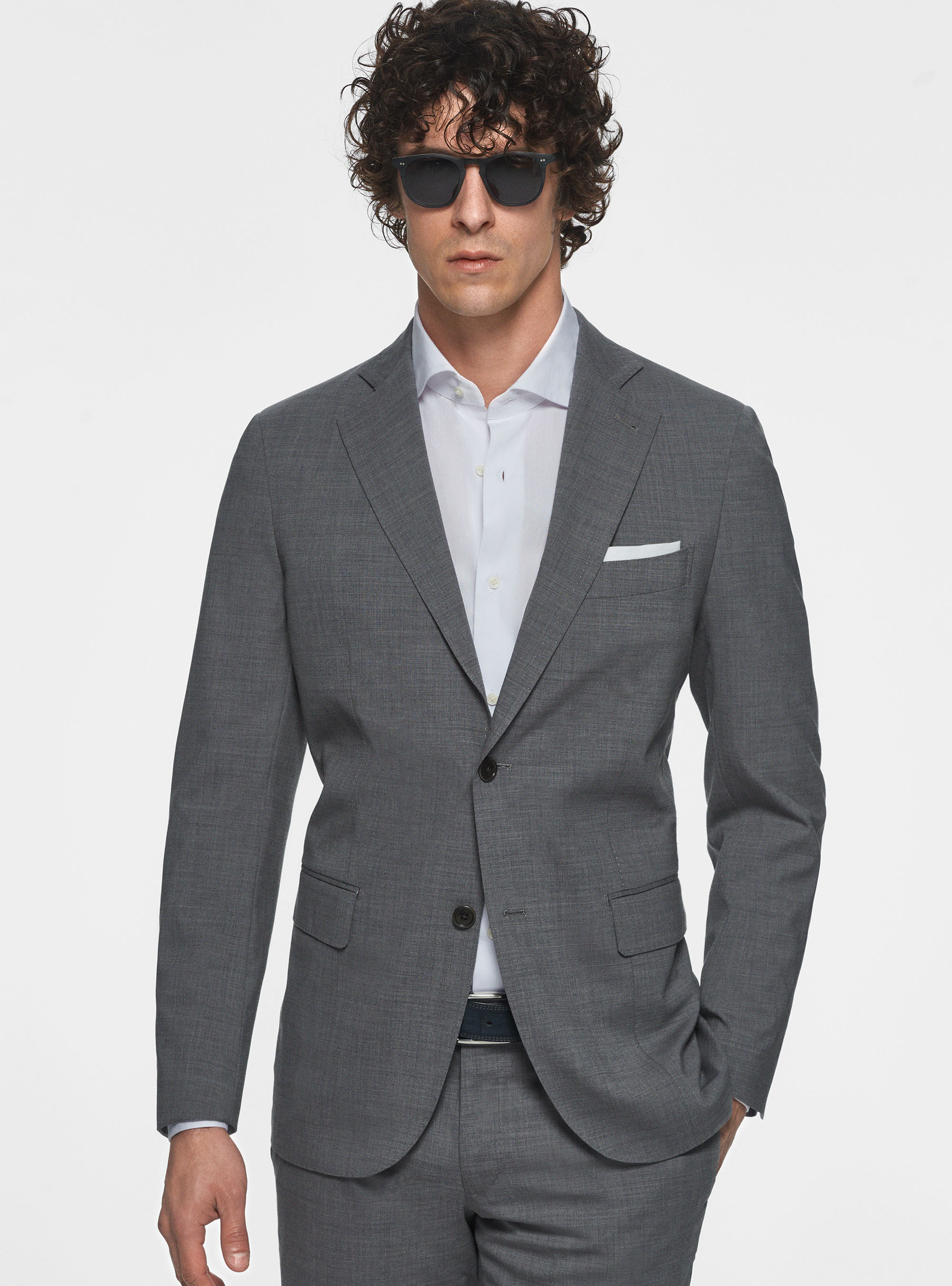 Blazer in pure superfine wool 120