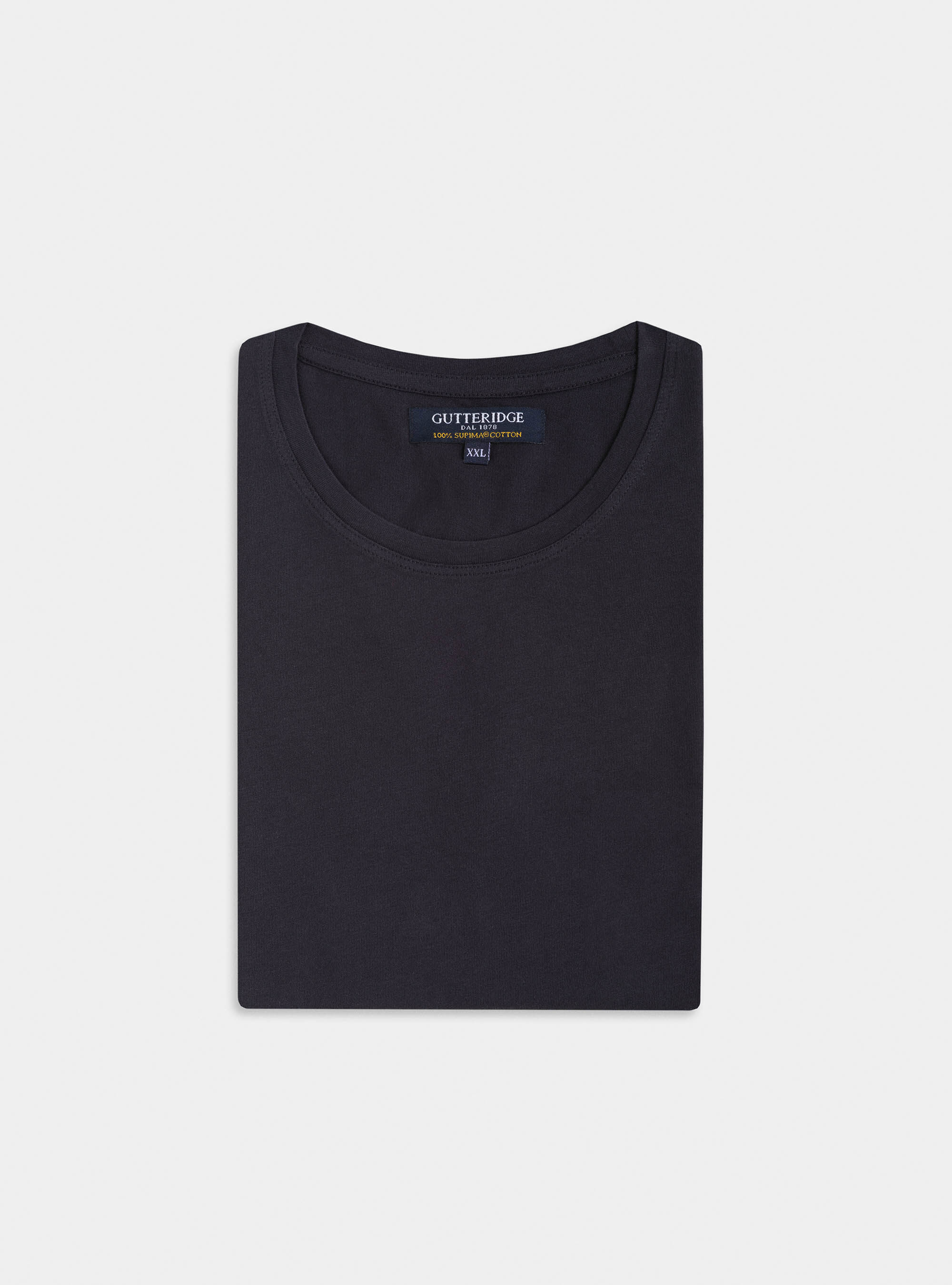 Langarm-T-Shirt aus Supima-Baumwoll-Jersey, NAVY 0218C