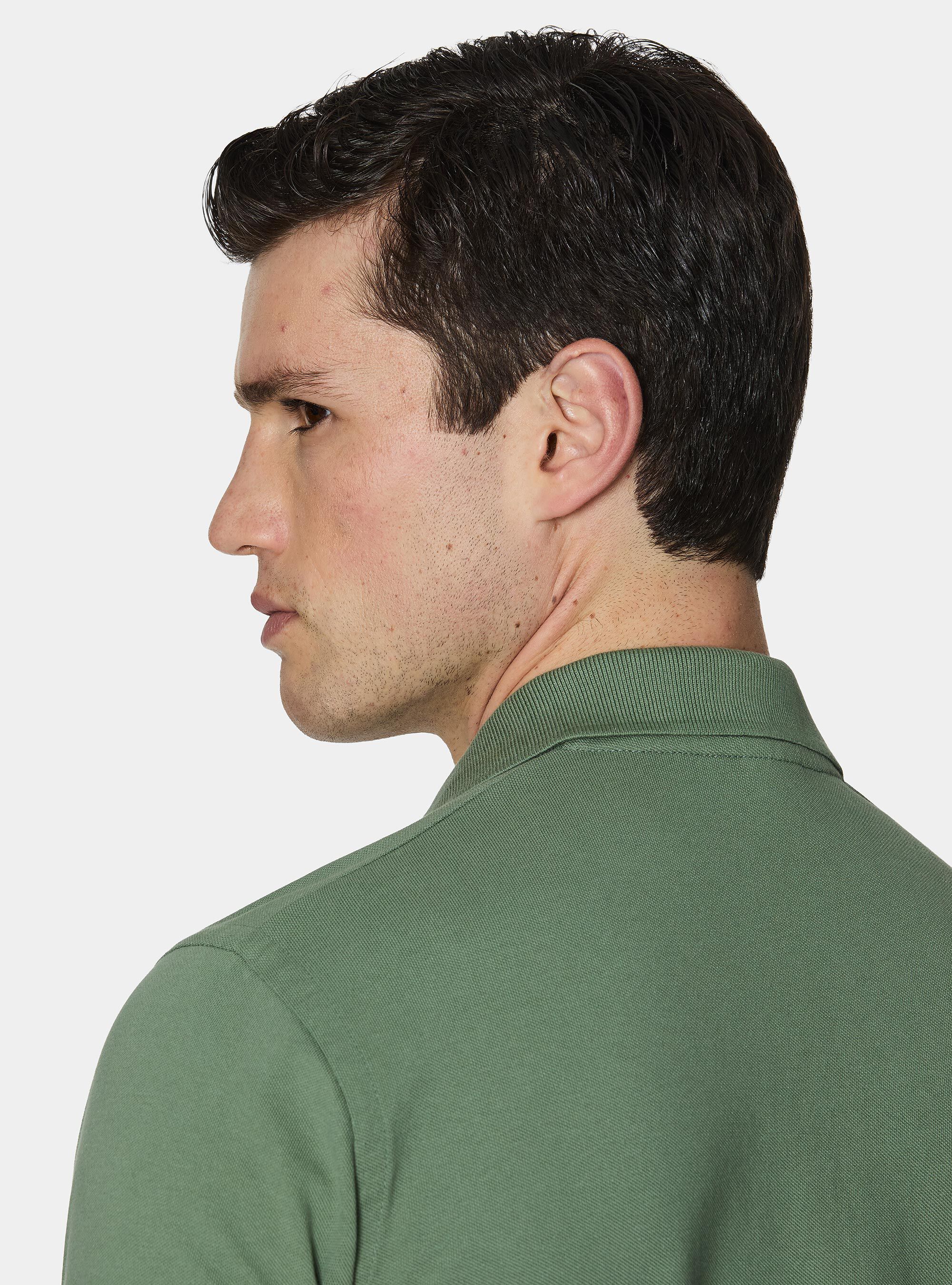 Klassisches Piqu&eacute;-Poloshirt, VERDE SALVIA 0604C