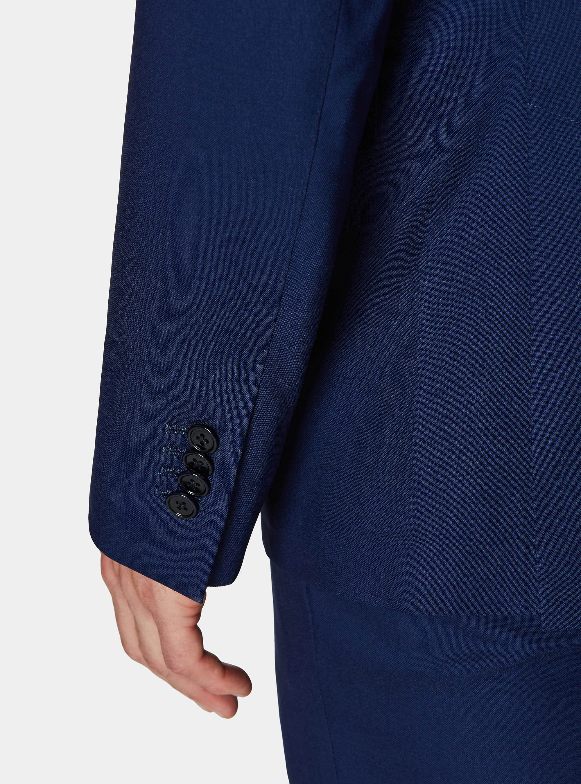 Vitale Barberis Canonico pure wool suit blazer, BLUE