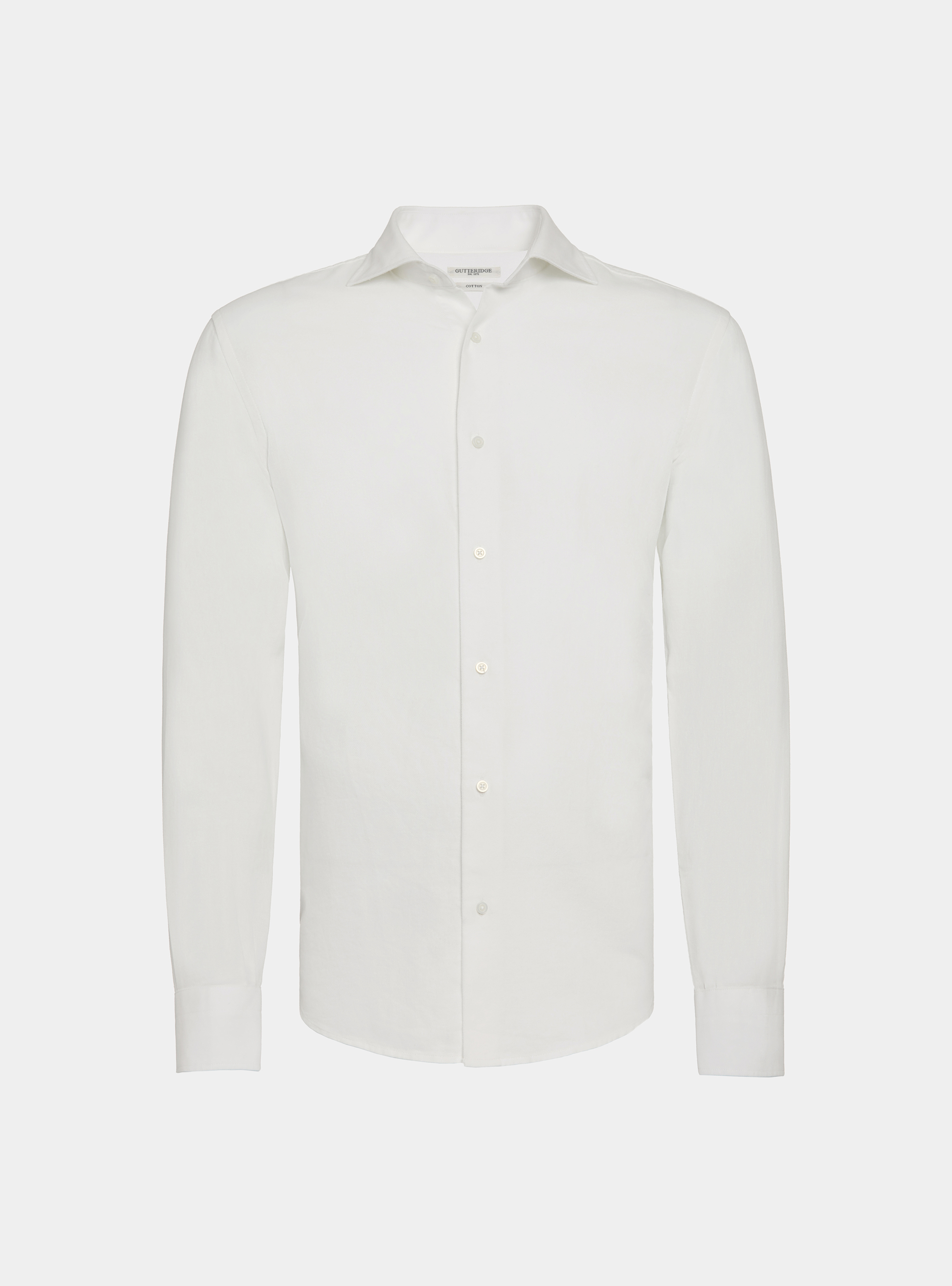 Cotton gauze shirt, WHITE