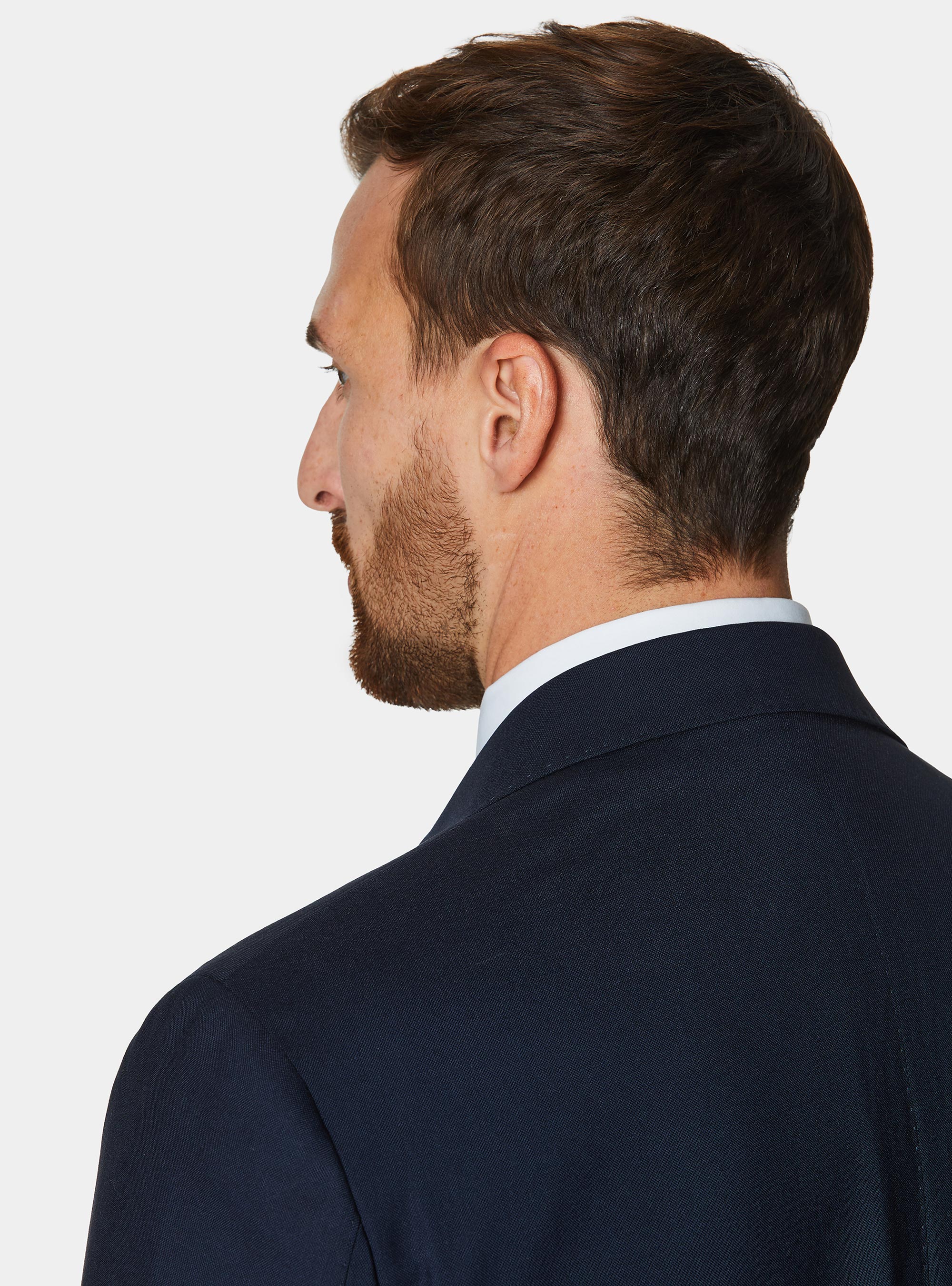 Vitale Barberis Canonico pure wool suit blazer, NAVY