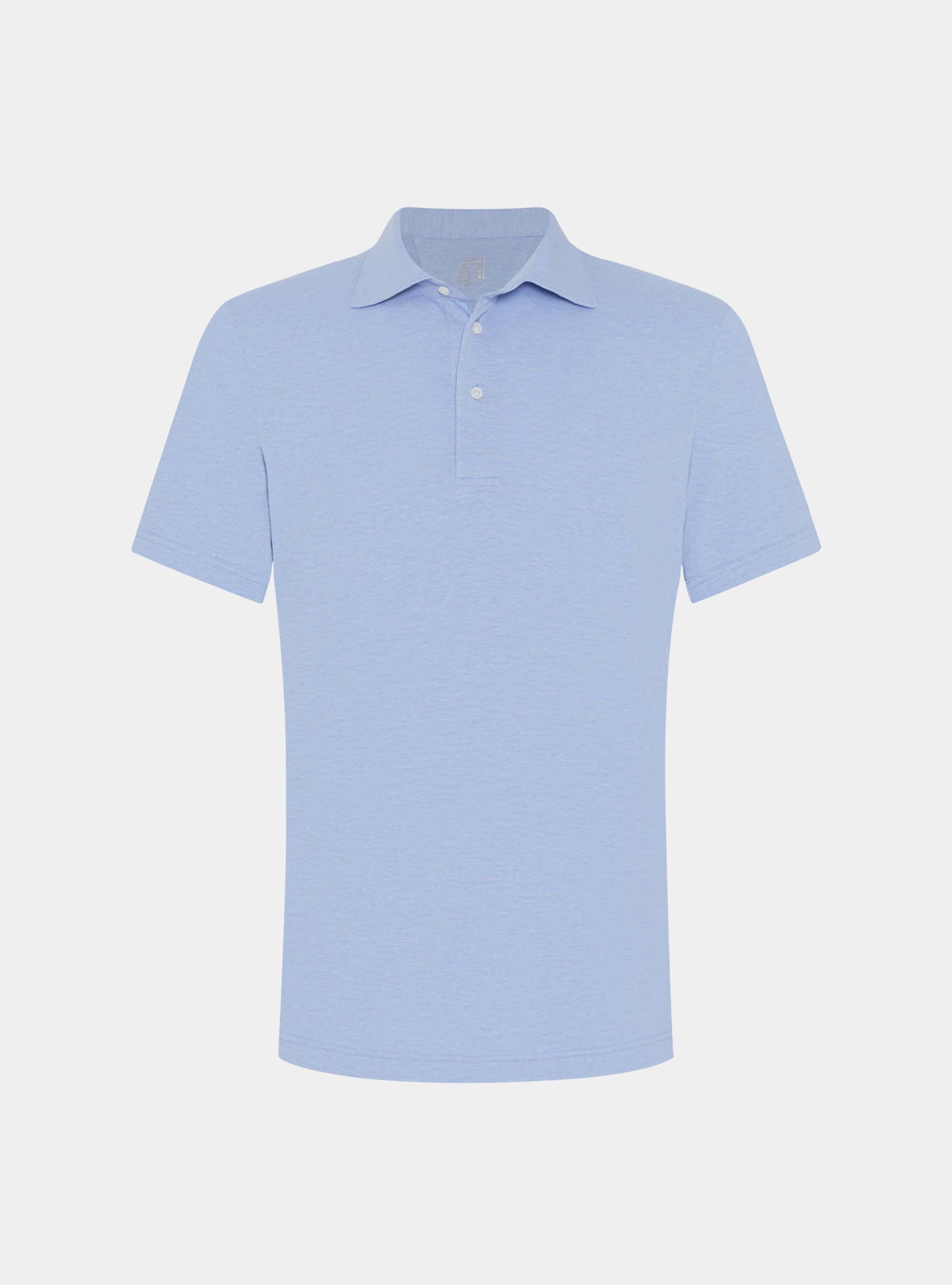 GT01 stretch pique polo shirt, LIGHT BLUE