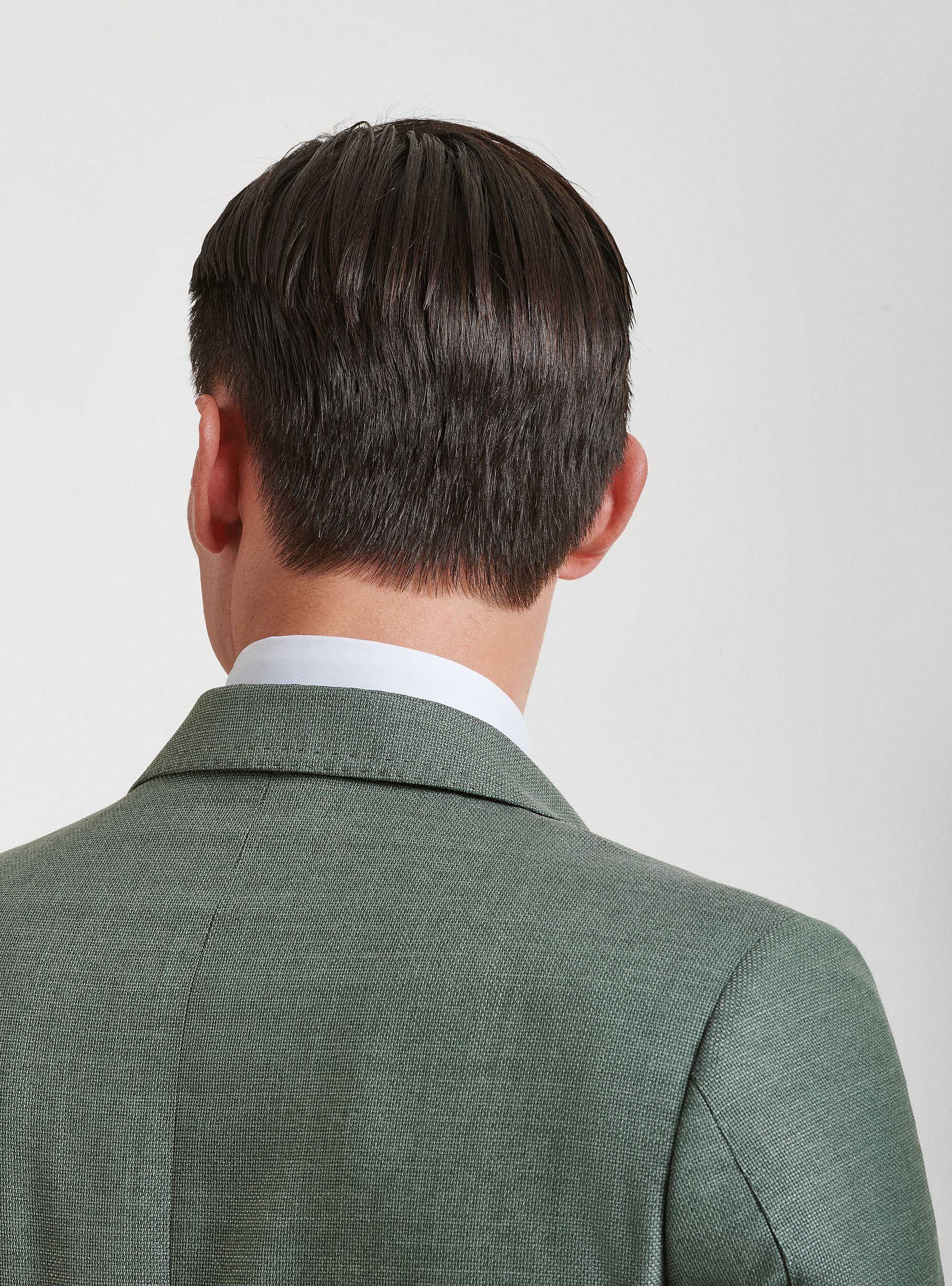 Veste en pure laine Vitale Barberis Canonico, SALVIA 0602C