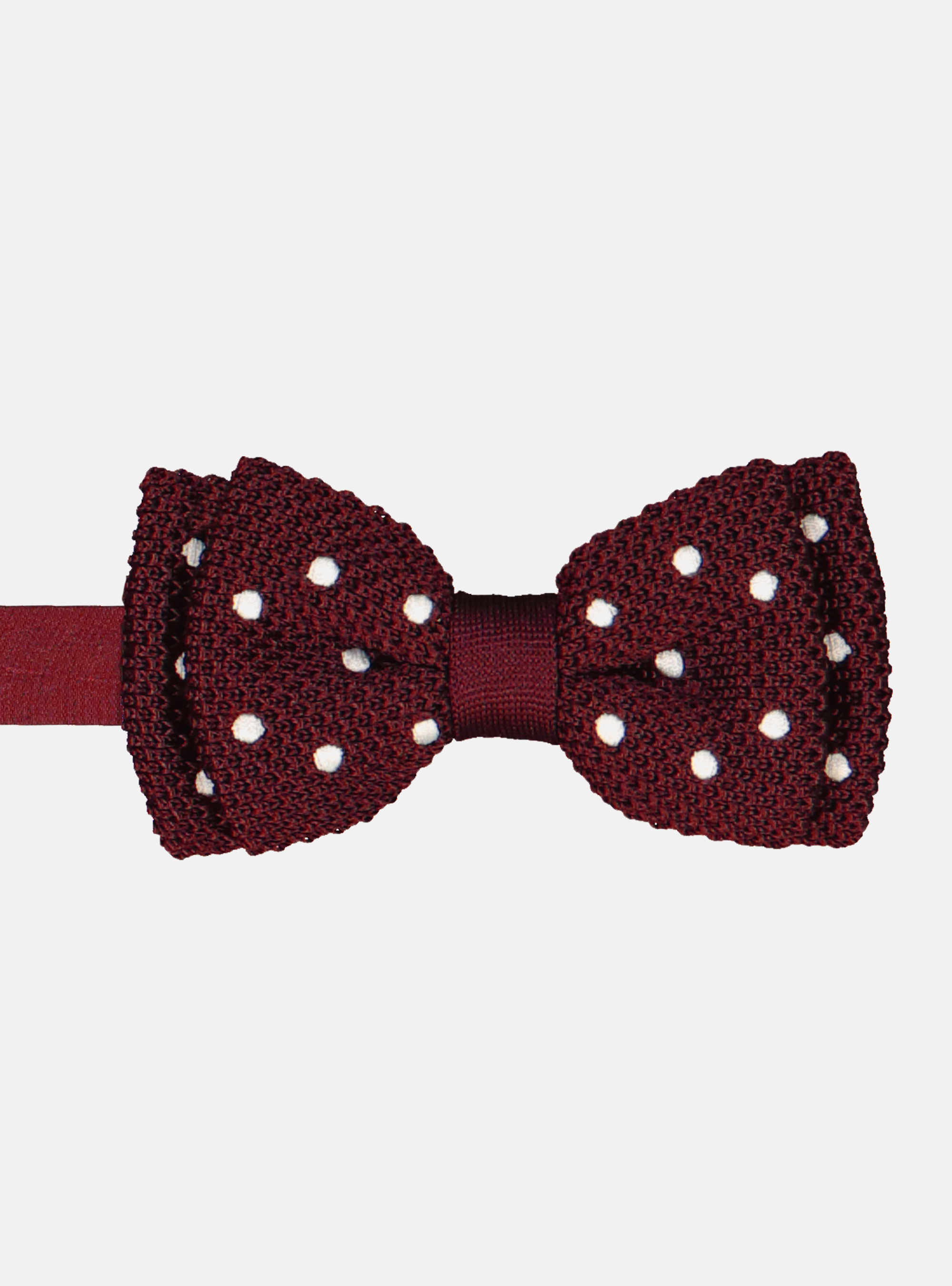 Noeud papillon en maille, BORDEAUX