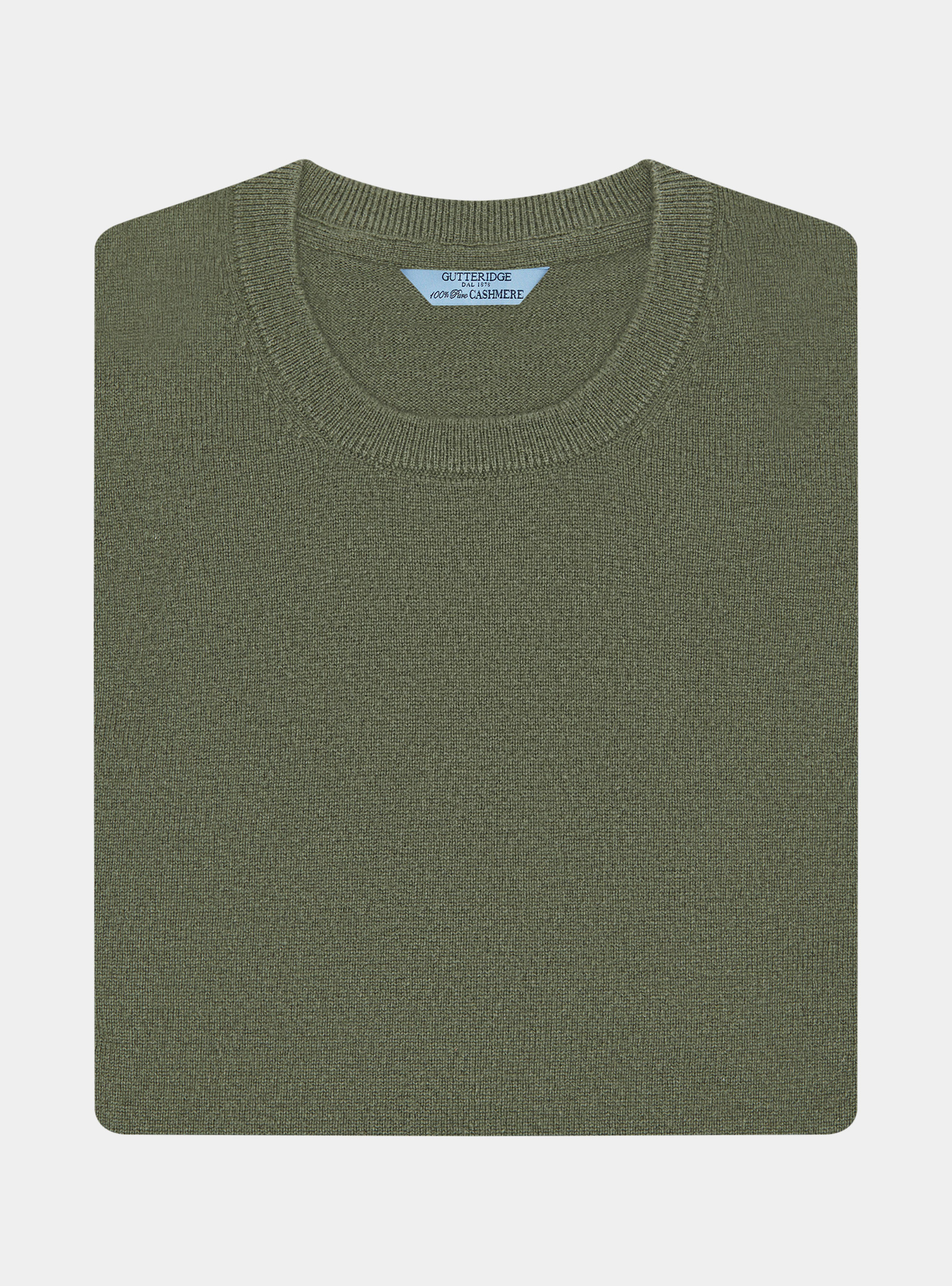 Cashmere crew-neck sweater, SALVIA 0602C